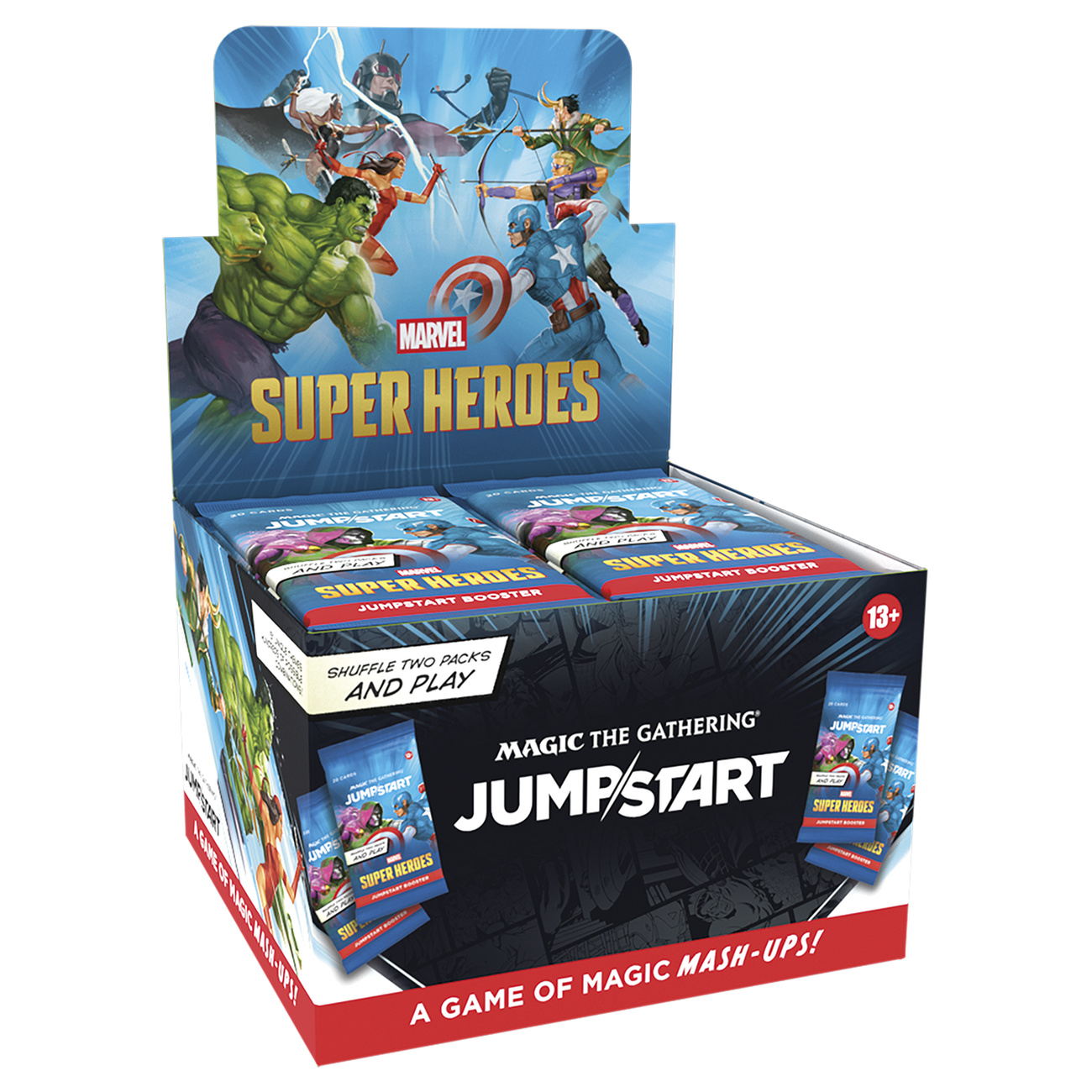 Marvel Super Heroes Jumpstart Booster angielska wersja – Display Magic: The Gathering