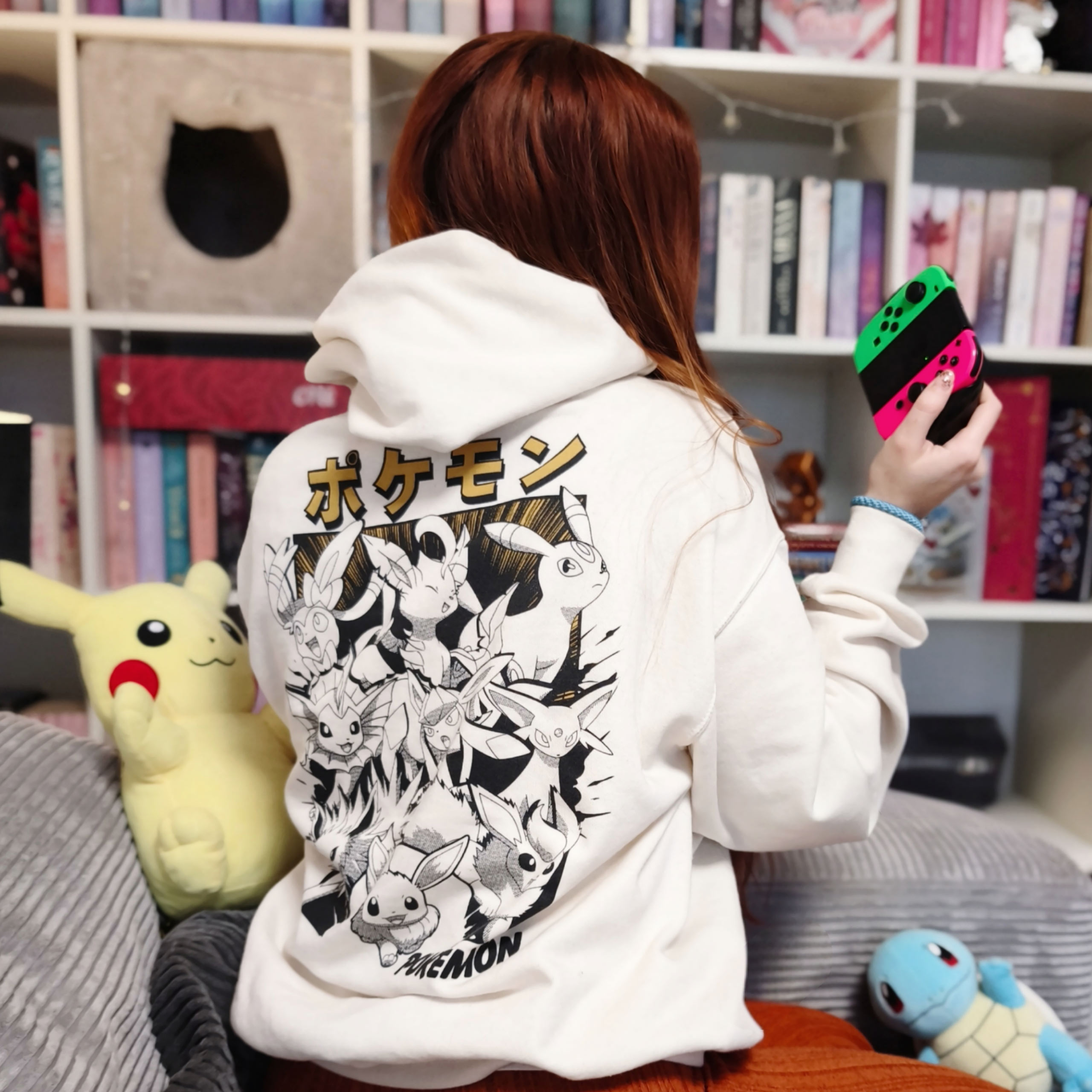 Pokémon - Eevee Evolution Katakana Hoodie