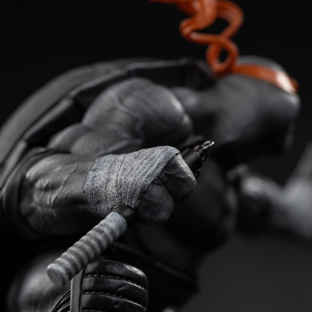 Teenage Mutant Ninja Turtles Art Scale-staty 1/10 Michelangelo Svartvit Variant 26 cm heo exclusive