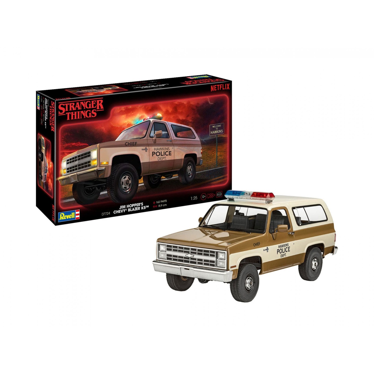 Stranger Things Model Kit 1/25 1985 Chevrolet K5 Blazer 19 cm