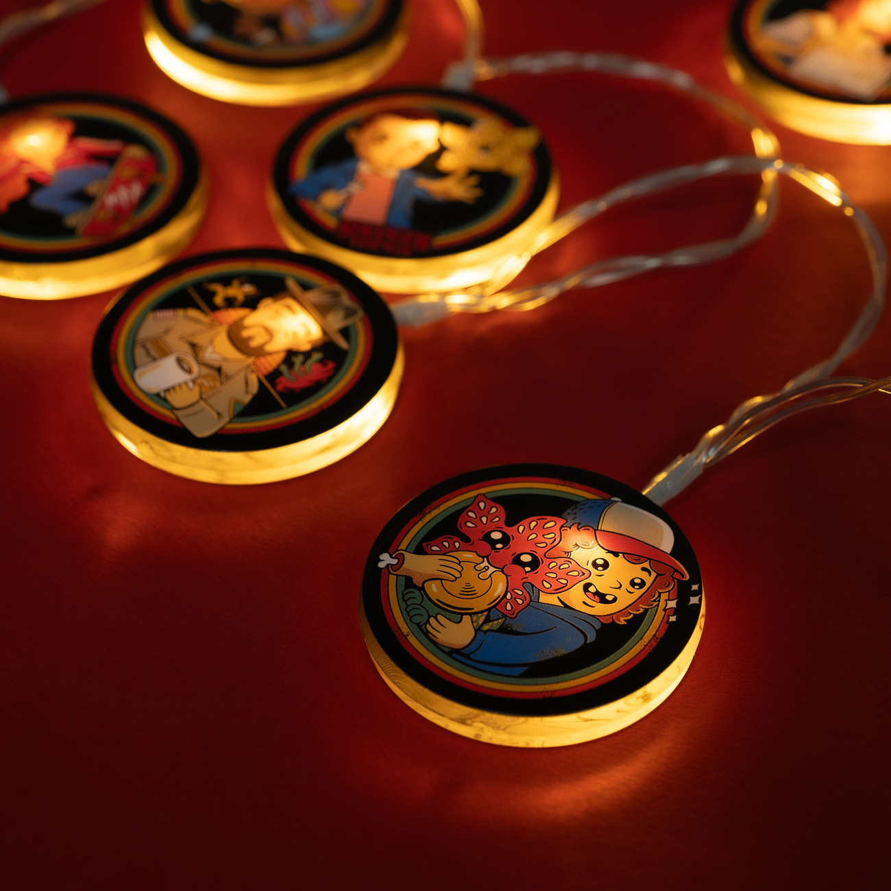 Stranger Things Fairy Lights Characters