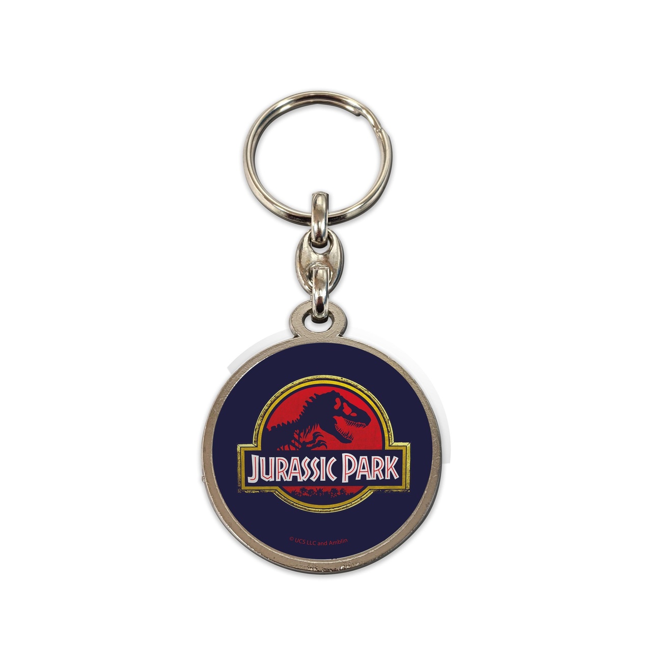 Jurassic Park Metall-Schlüsselanhänger Movie Logo 7 cm
