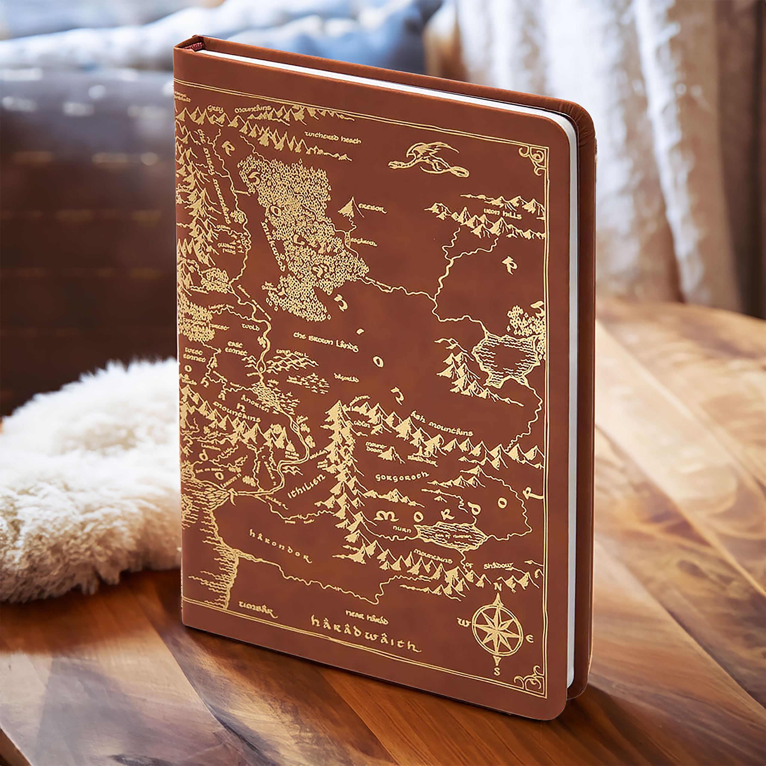 Le Seigneur des Anneaux - Carnet Carte de la Terre du Milieu