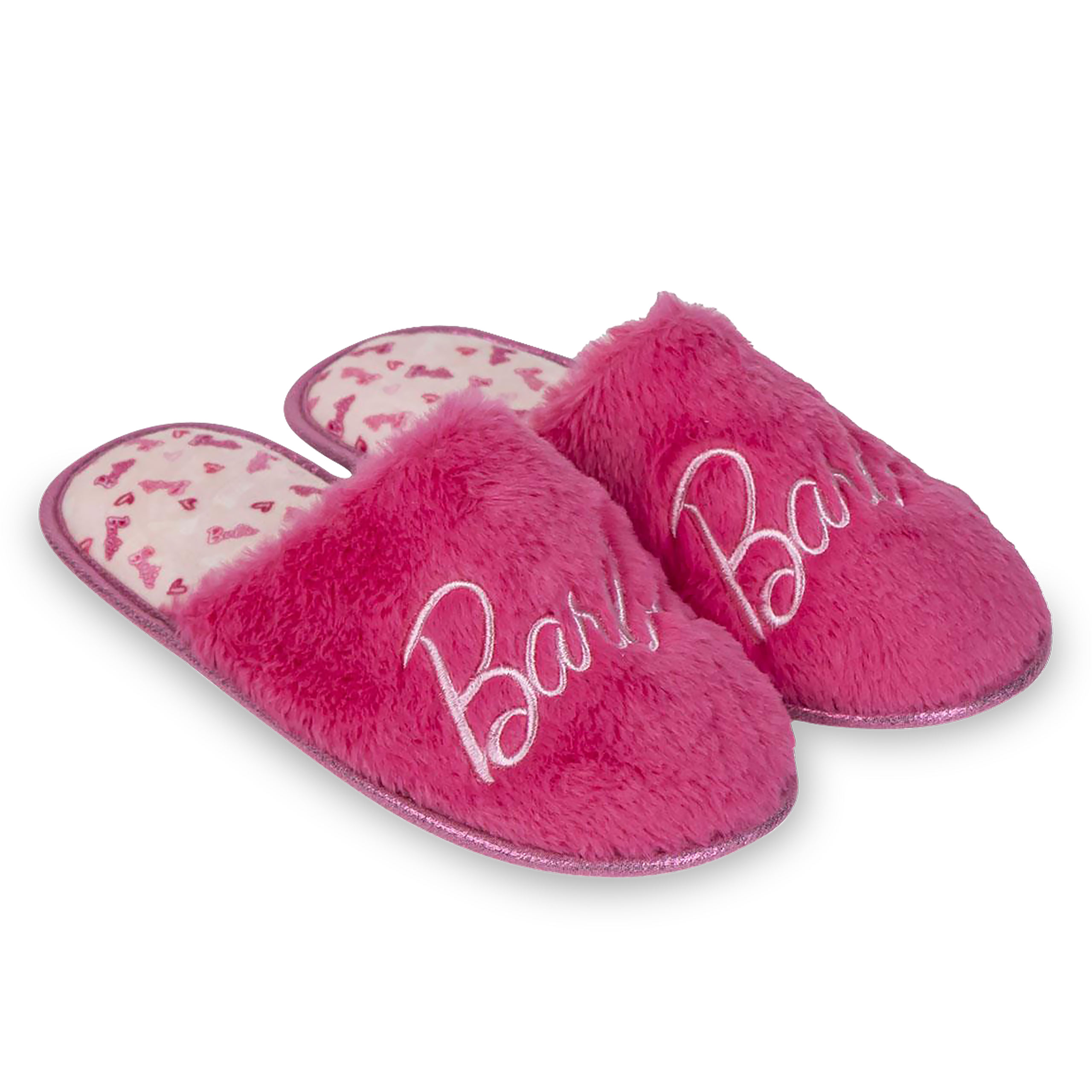 Barbie - Chaussons en peluche avec logo