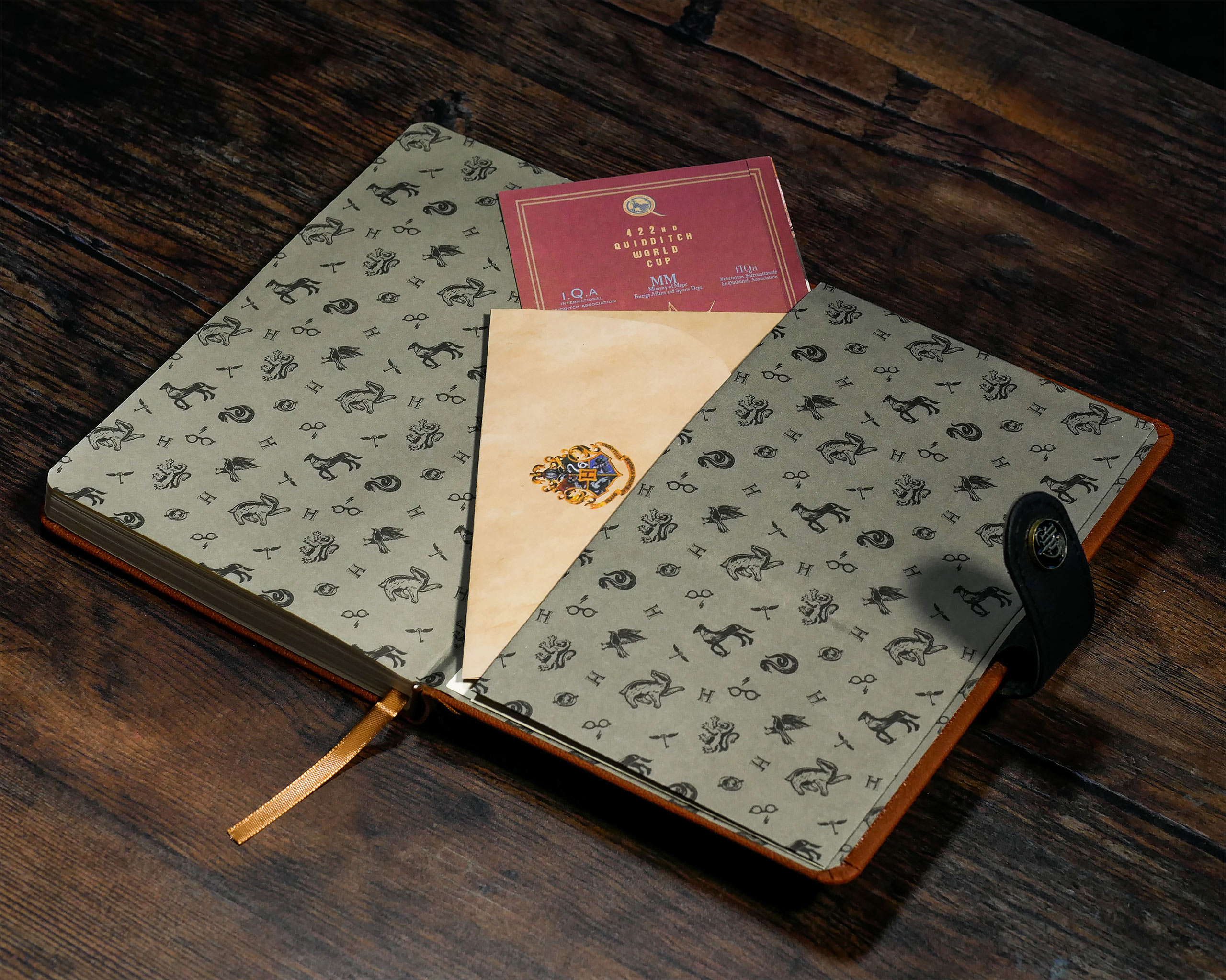 Harry Potter Notizbuch und Zauberstab Stift