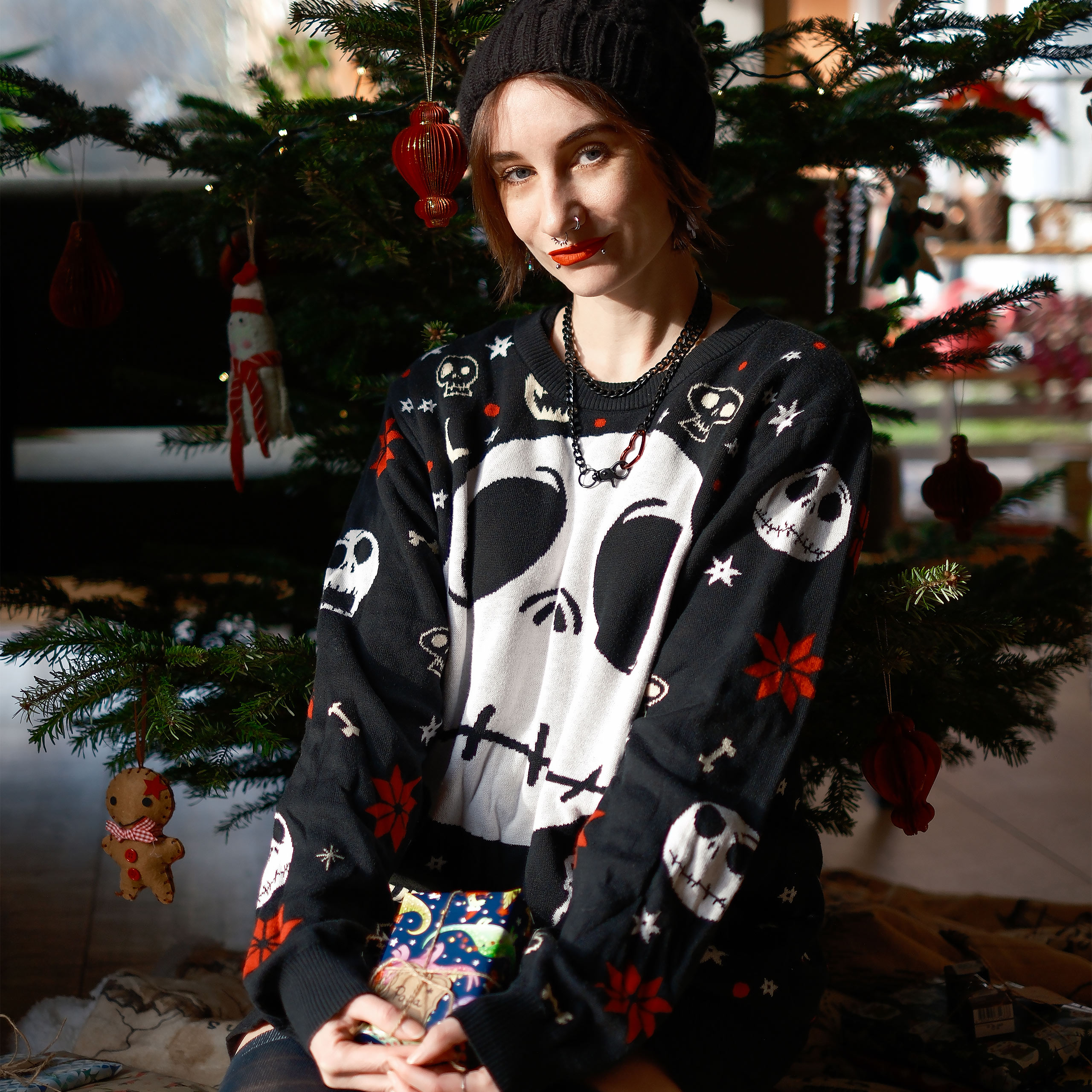 Nightmare Before Christmas - Jersey de punto Jack Skellington