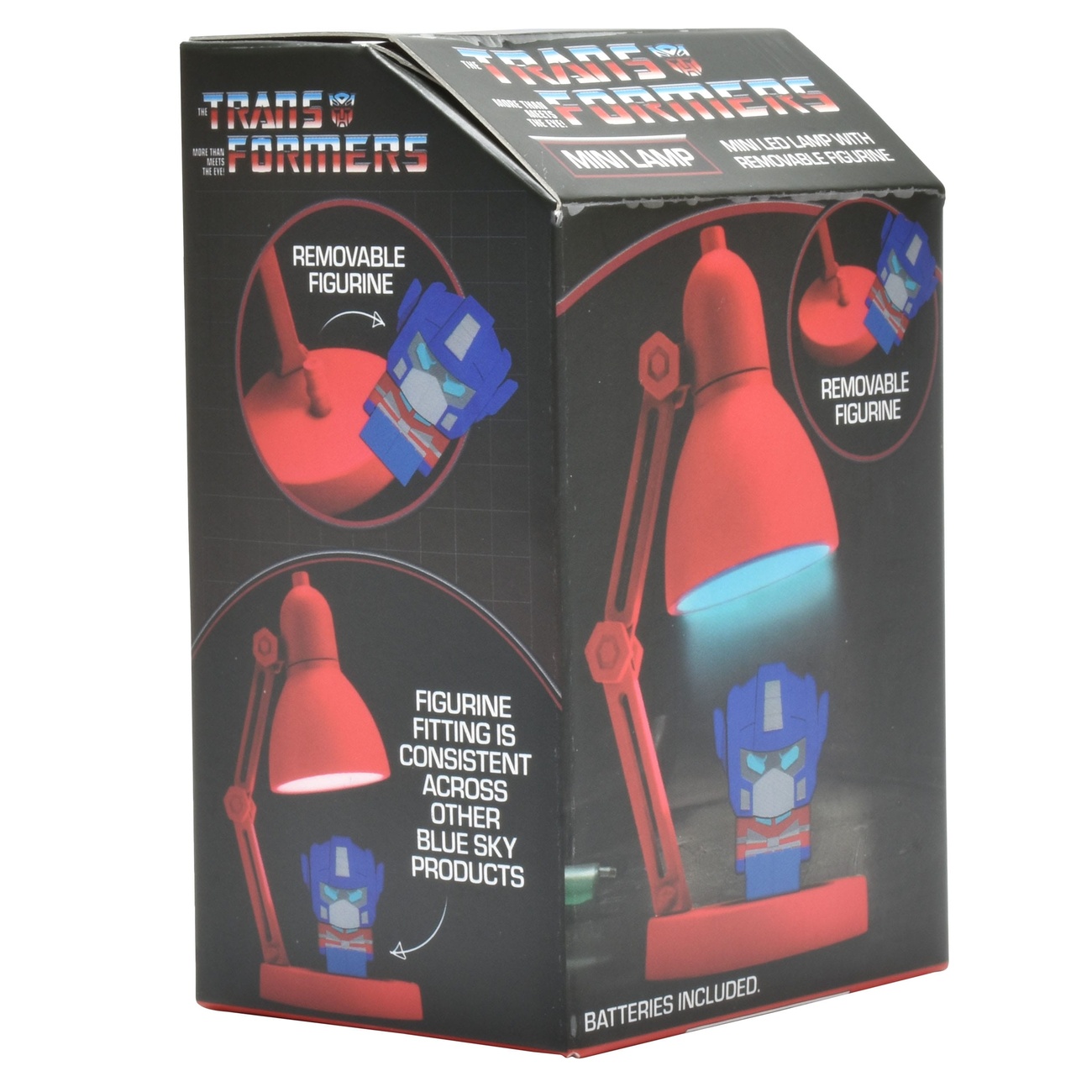 Transformers mini lampada LED con figura 10 cm