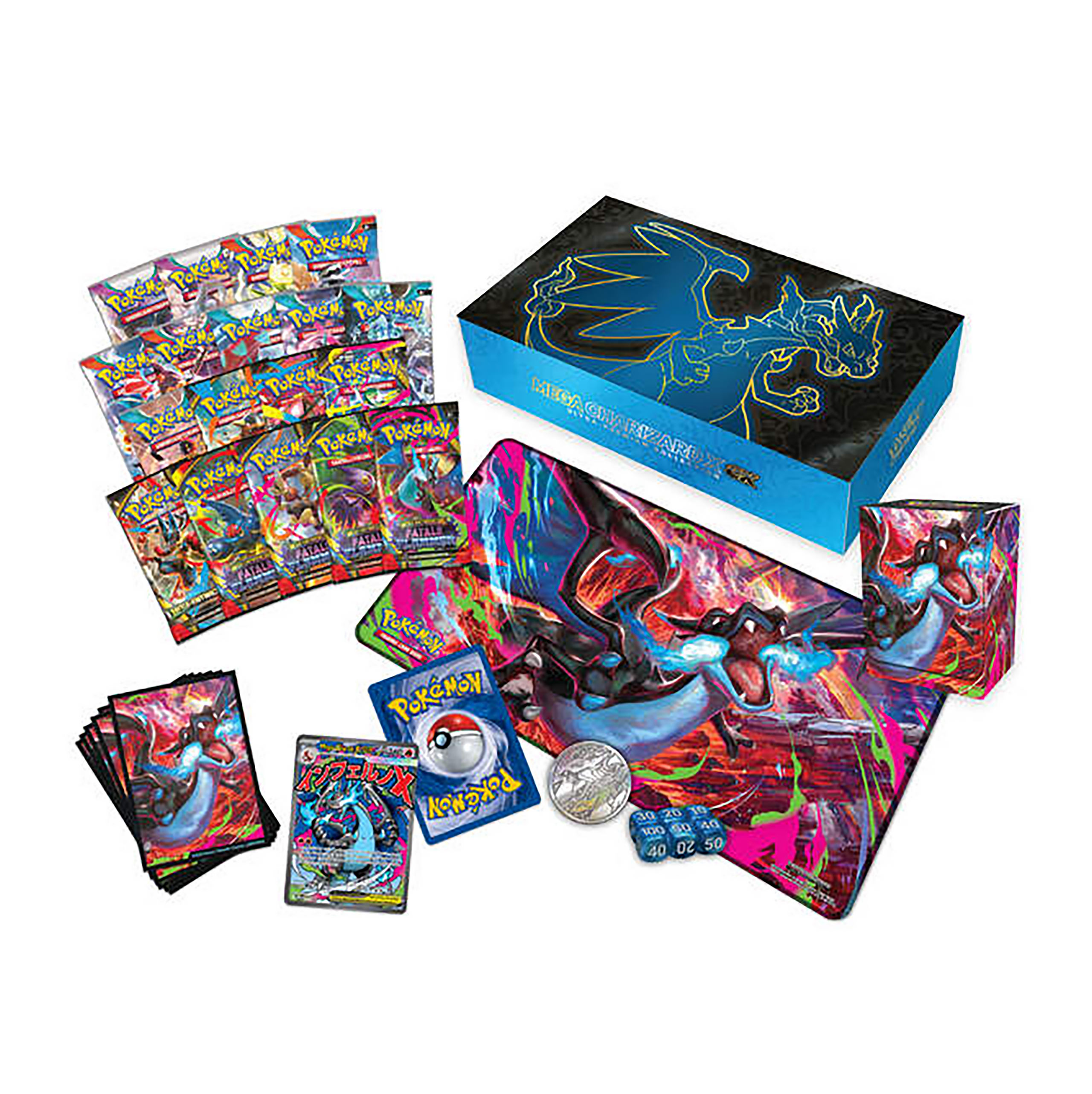 Pokémon - Mega Charizard ex Scatola Ultra Premium di carte collezionabili
