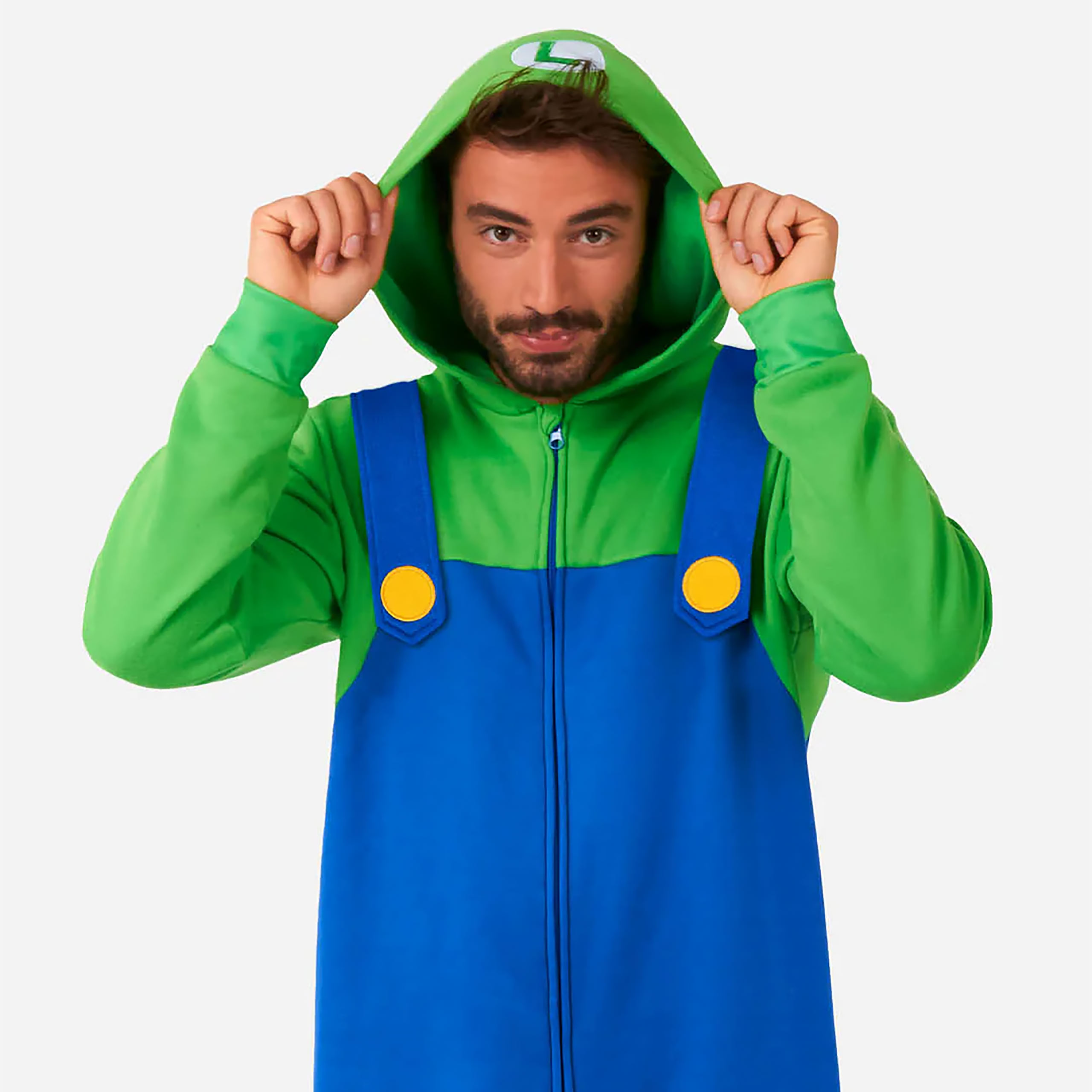 Super Mario - Combinaison Luigi pour adultes