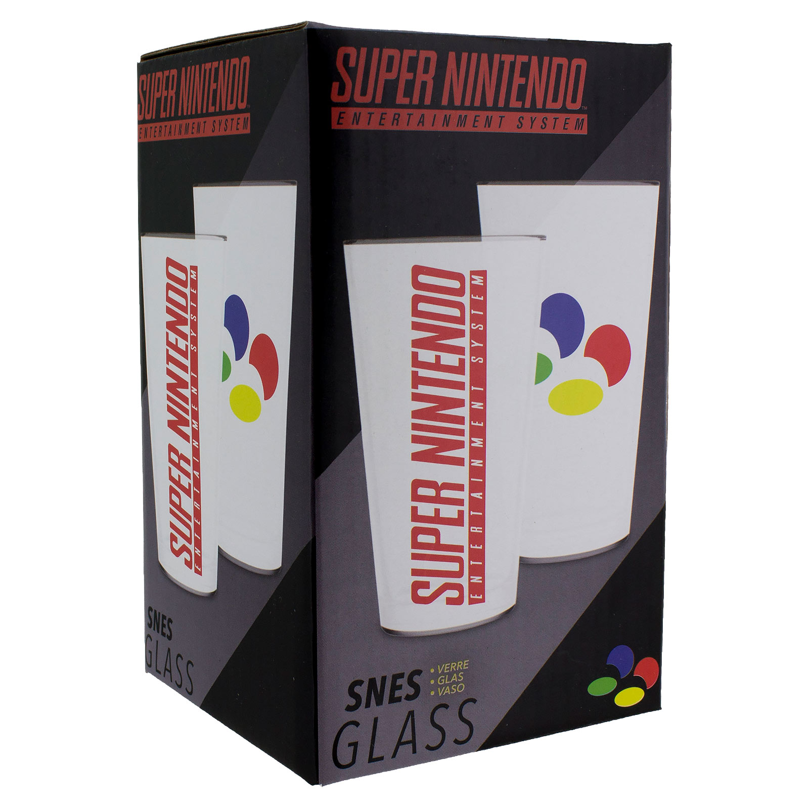 Nintendo - SNES Logo Glas