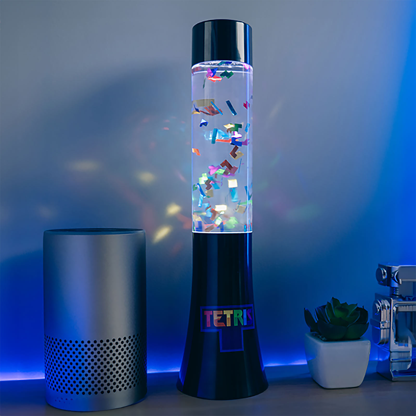 Tetris Glitter Flow Lamp