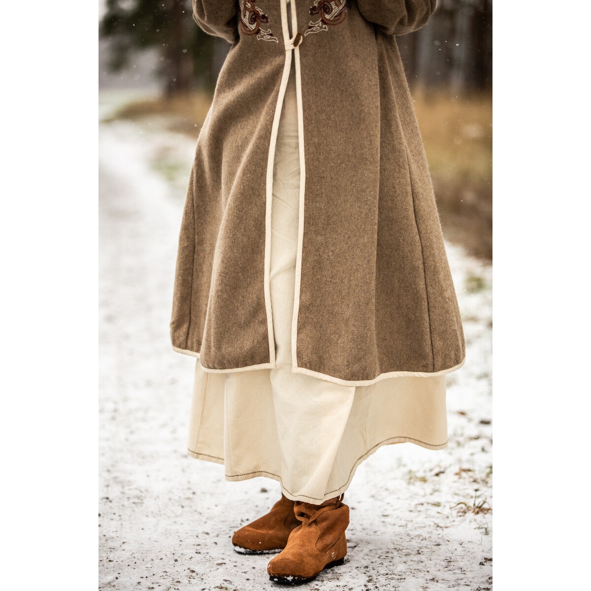 Mantello medievale Birka Skadi beige