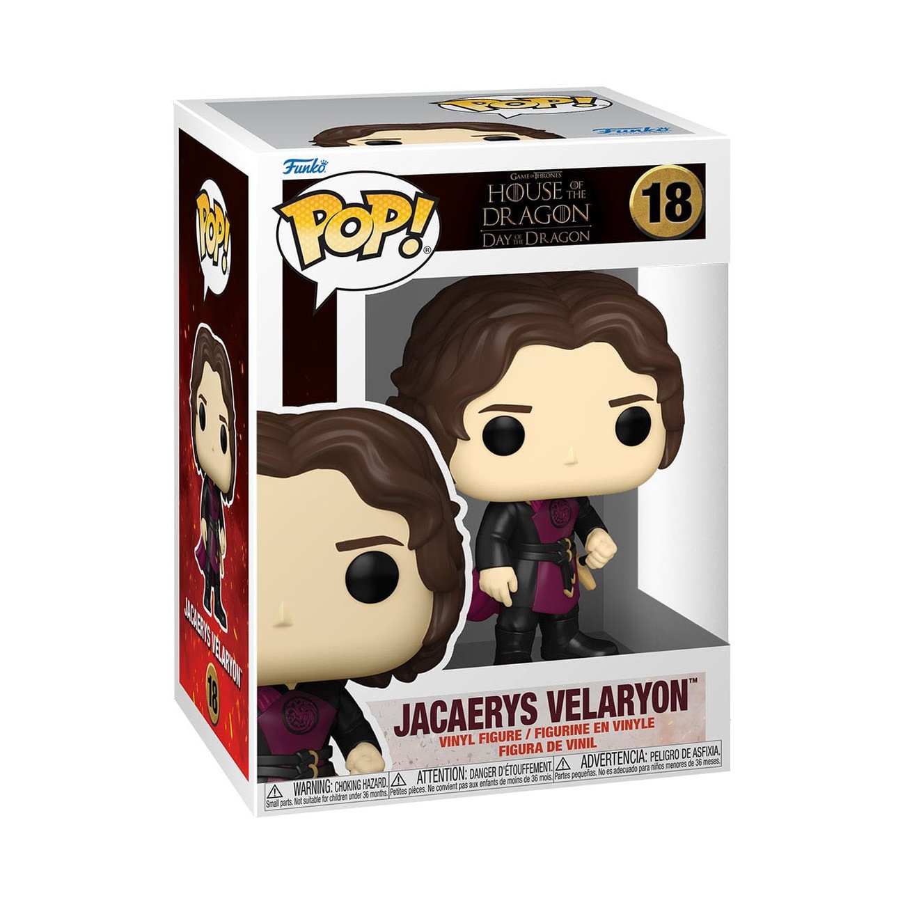 House of the Dragon POP! TV figurine en vinyle Jarcarys Valaryon 9 cm