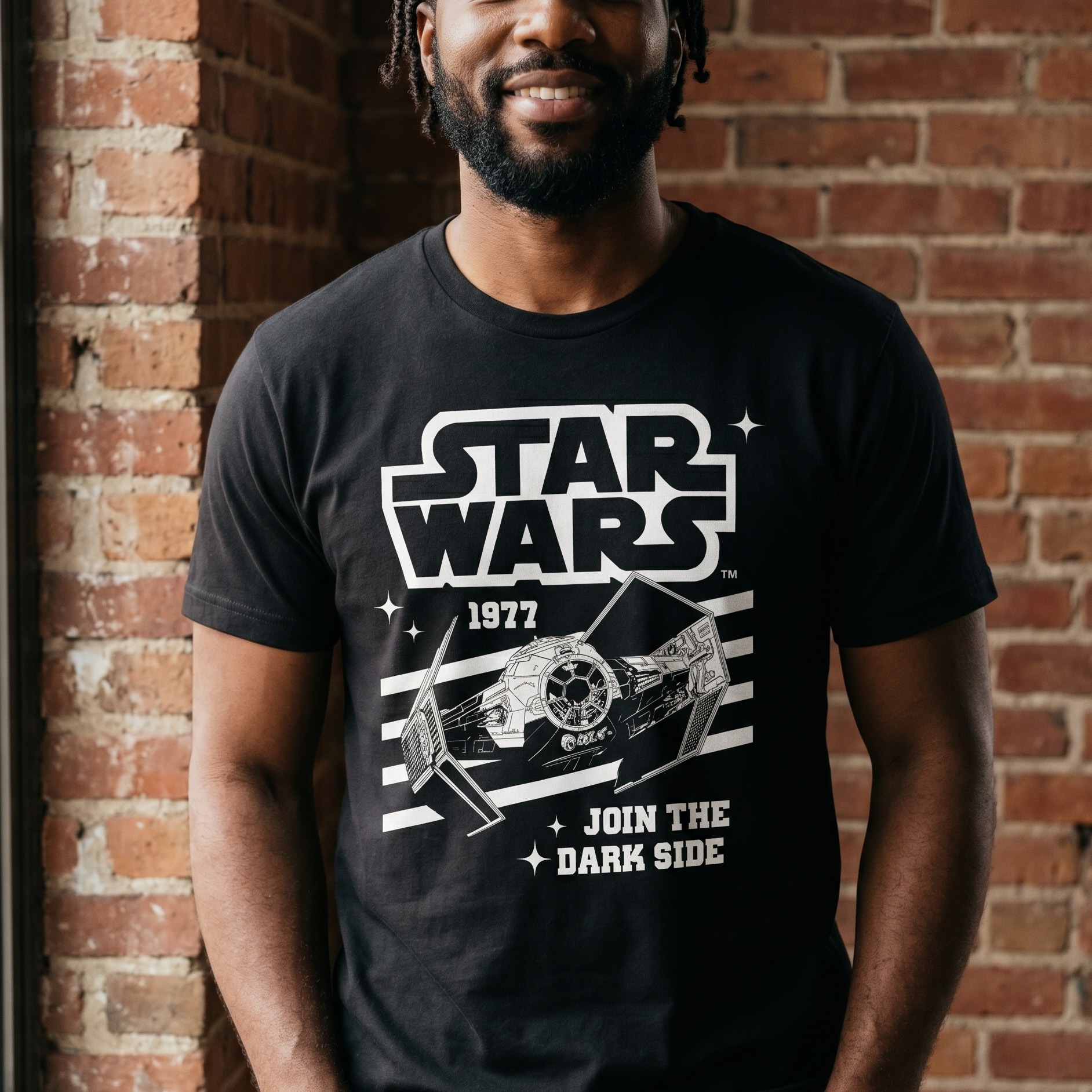 Star Wars - TIE Fighter T-shirt zwart