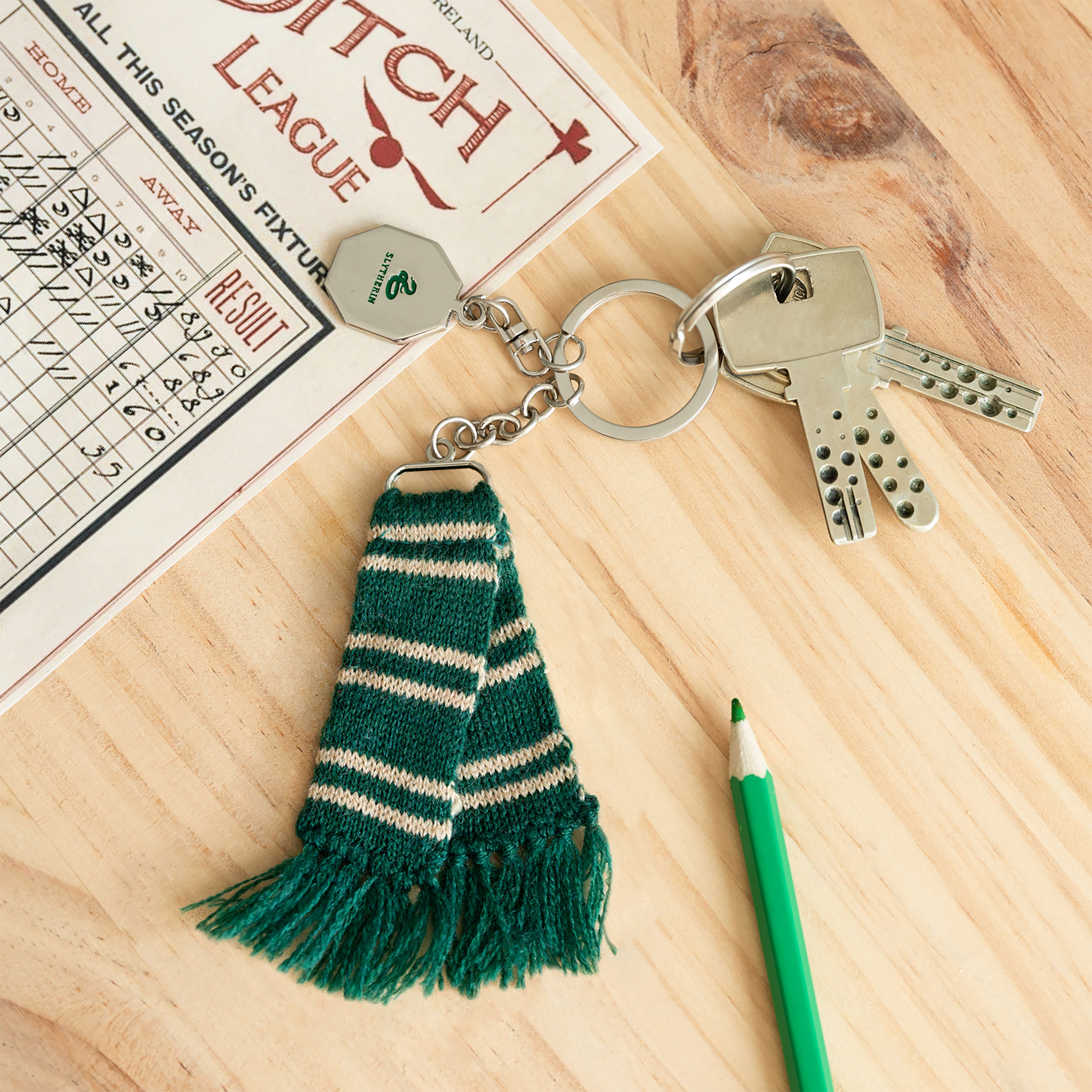 Harry Potter - Slytherin Schal Schlüsselanhänger