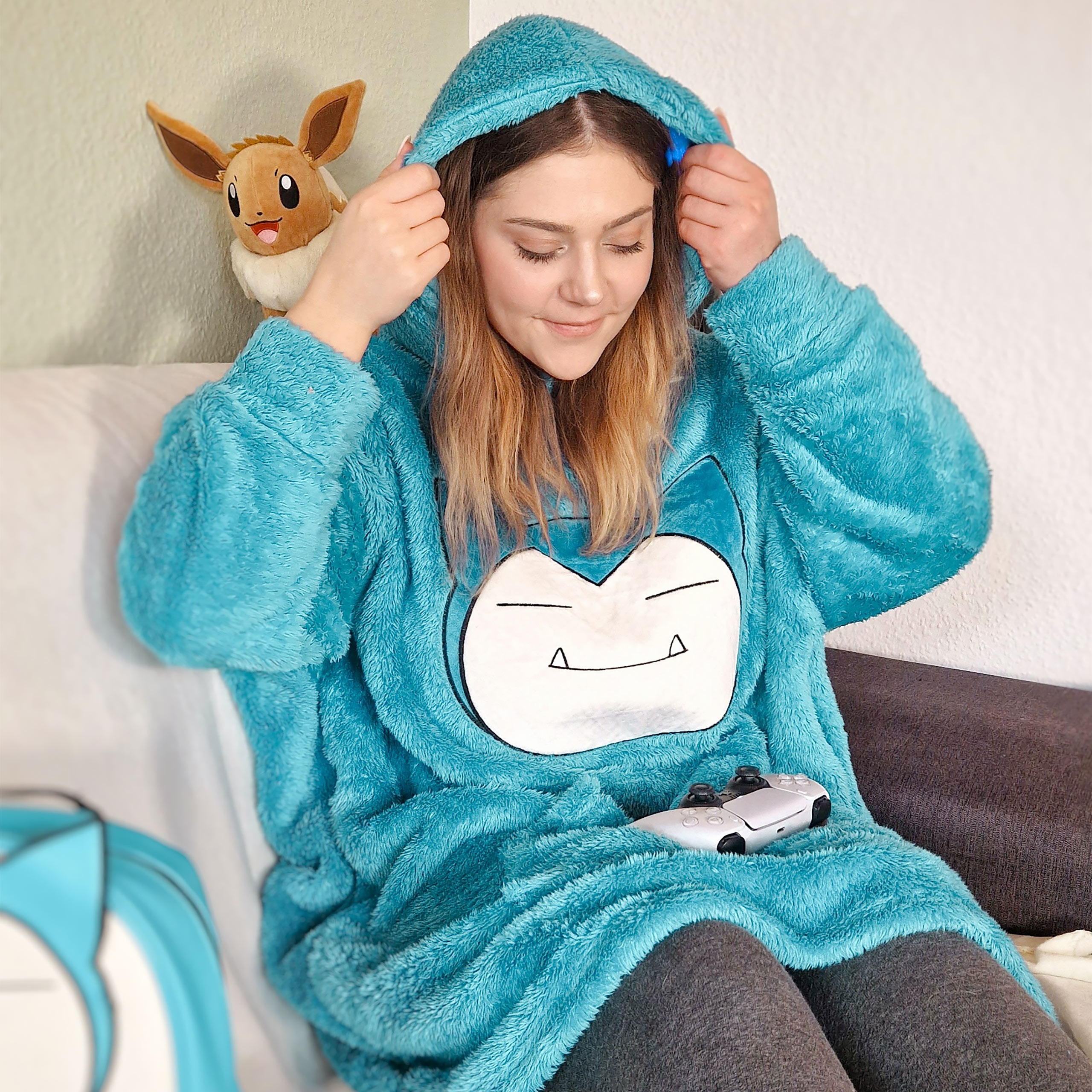 Pokemon - Maglione da coccola sovradimensionato Snorlax