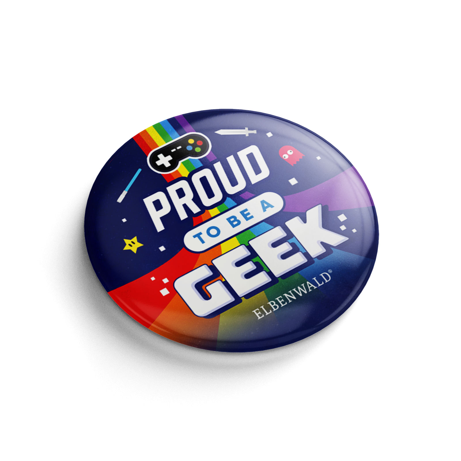 Proud to Be a Geek Button