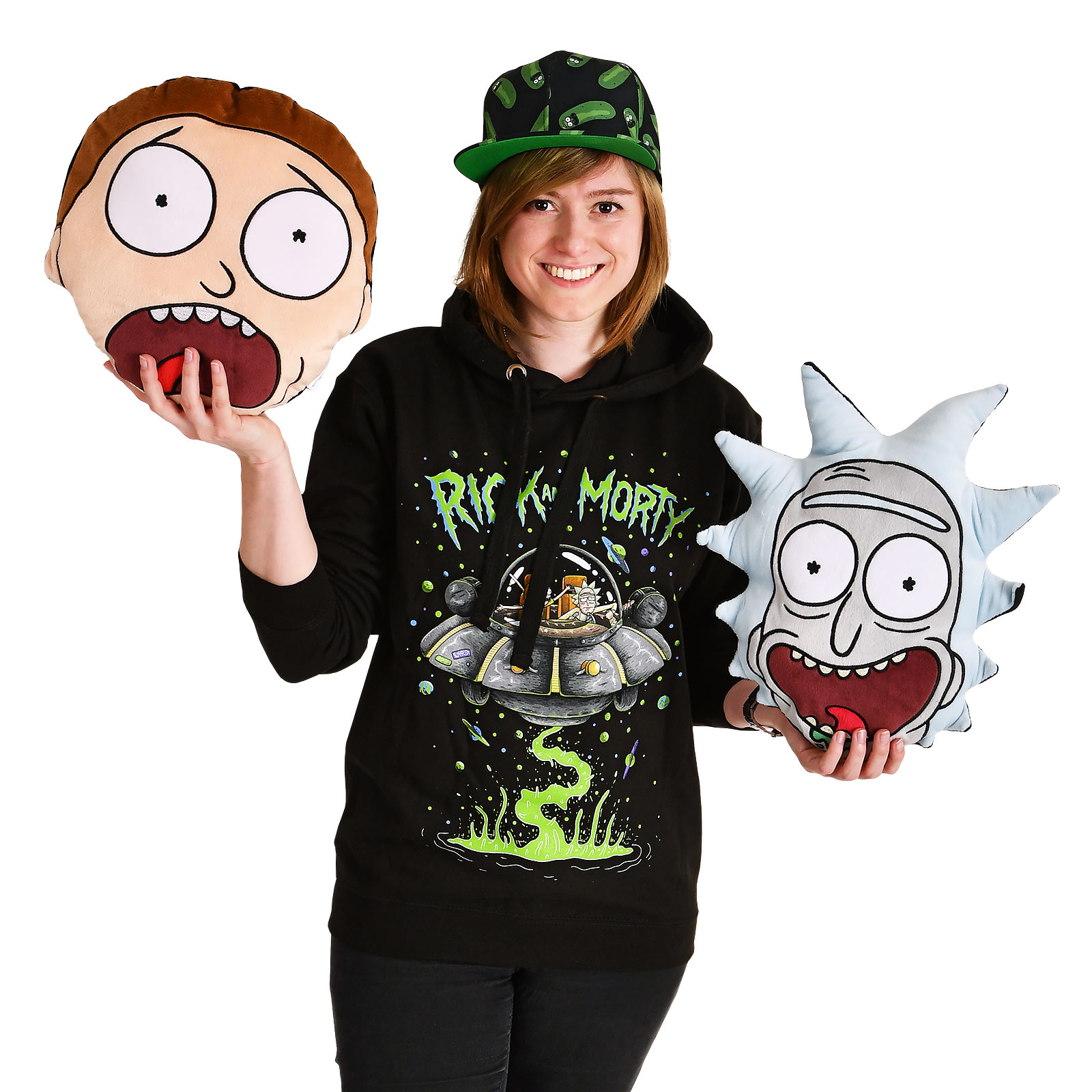 Rick and Morty - Rick Face Pillow
