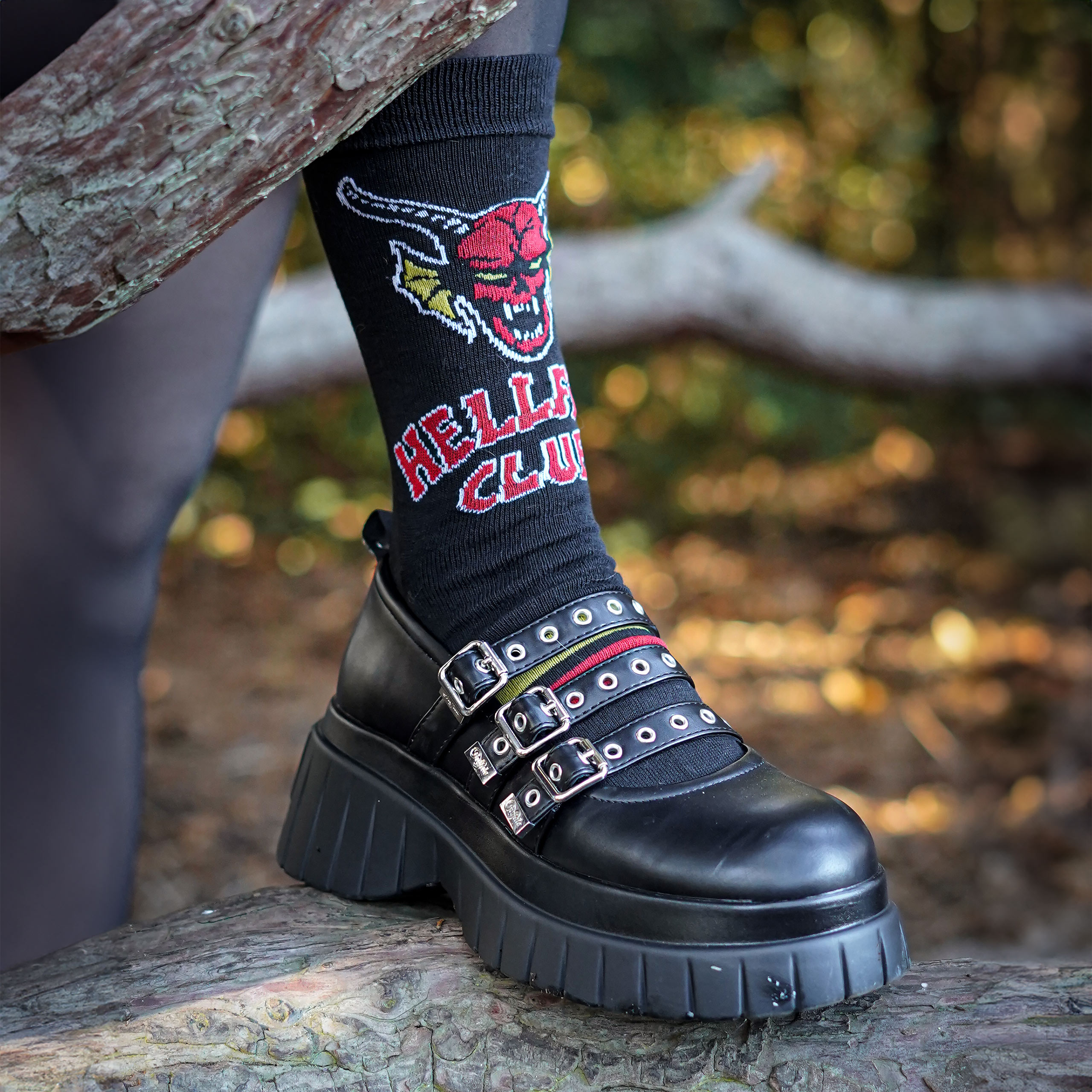 Stranger Things - Hellfire Club Socks