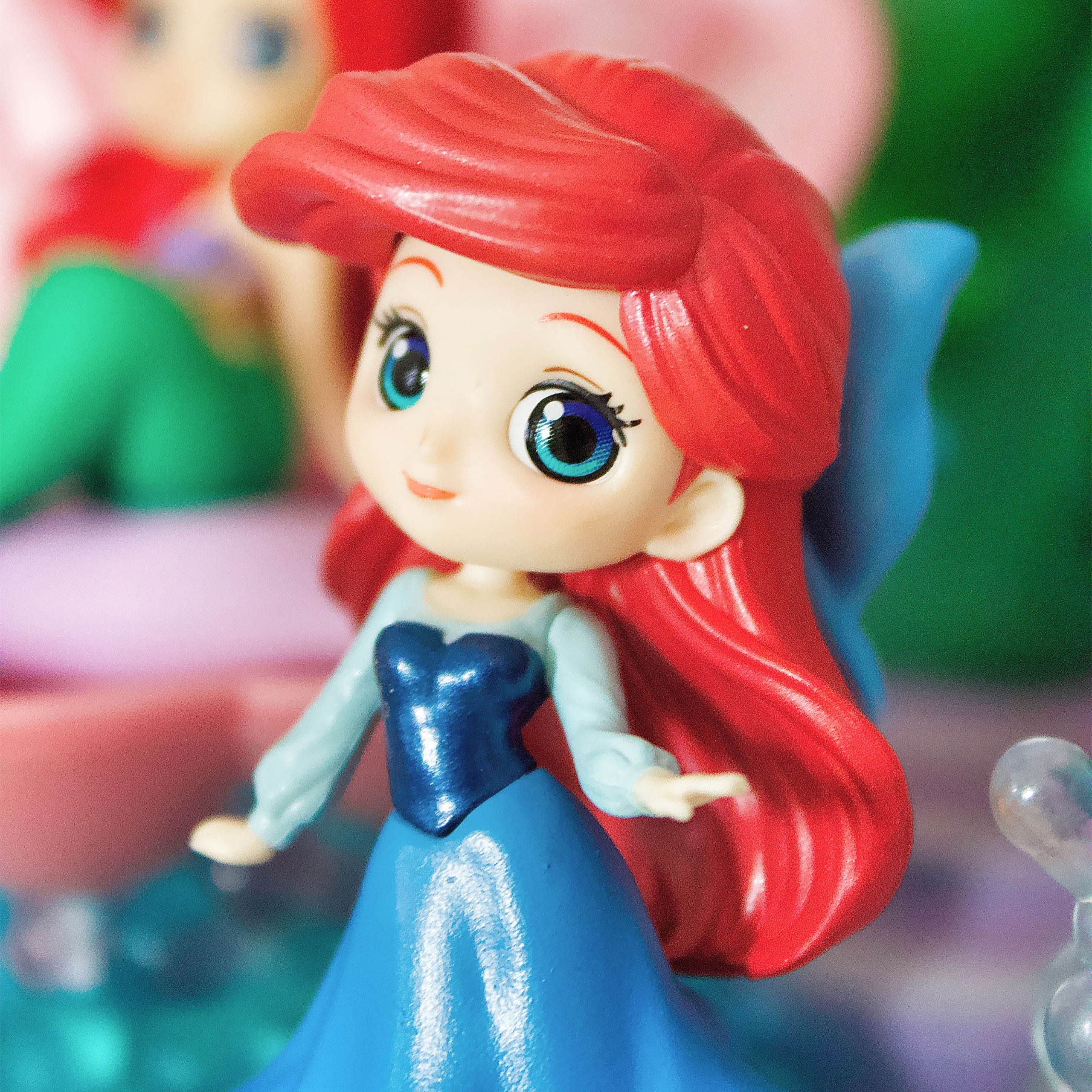 Ariel - The Little Mermaid in Dress Q Posket Figure 7 cm Version B