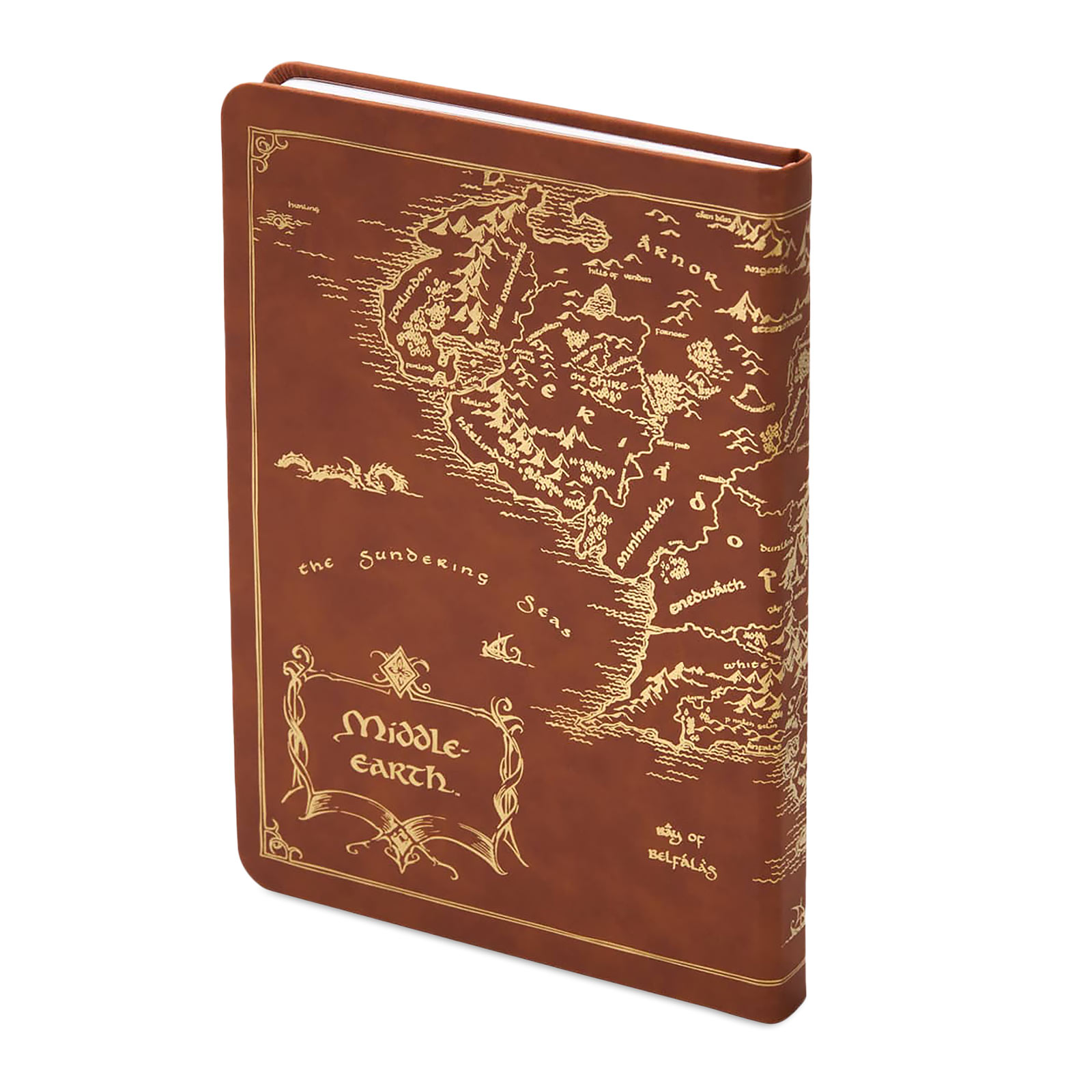 The Lord of the Rings - Midden-aarde Kaart Notitieboek