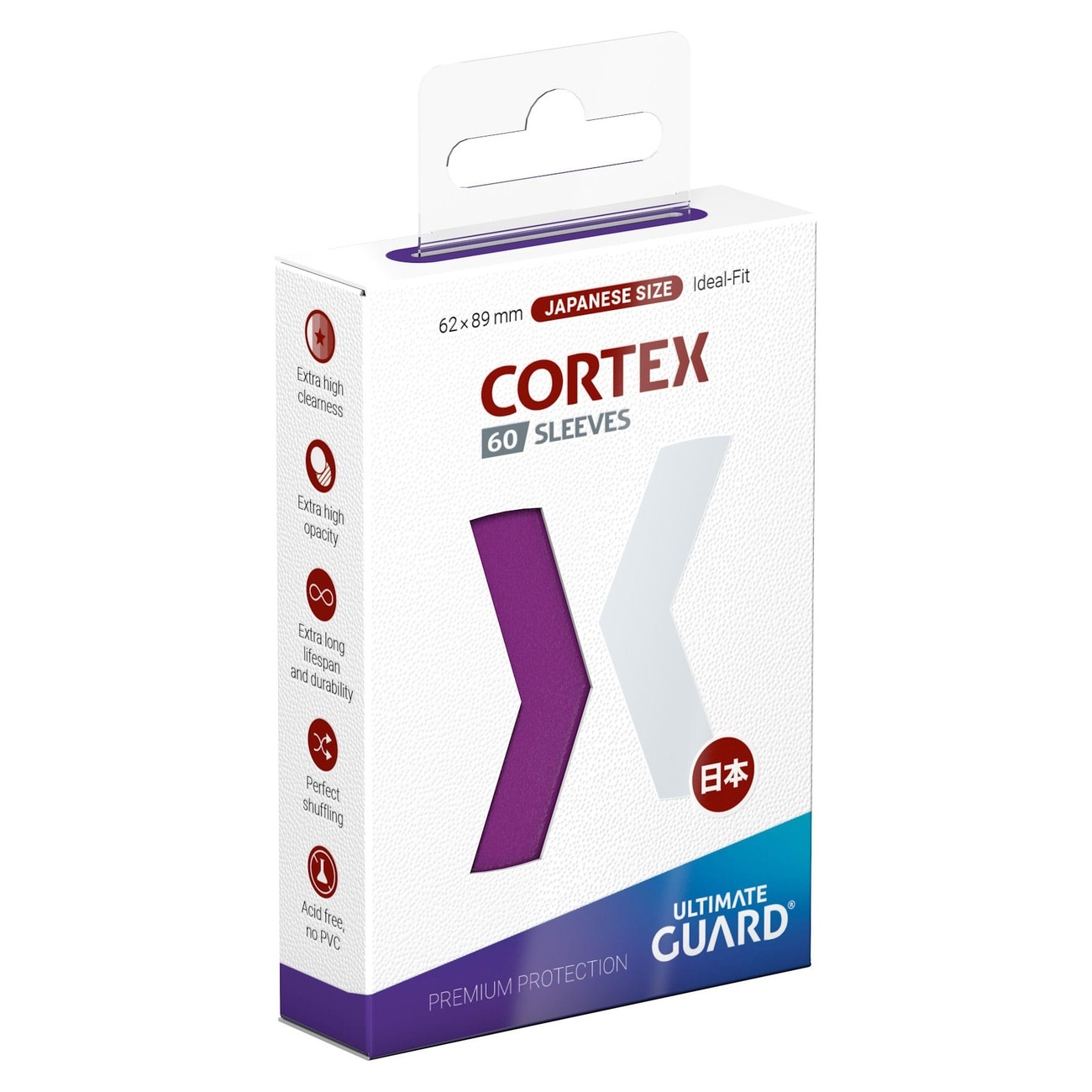 Ultimate Guard Cortex Sleeves Japans formaat (60) - Paars