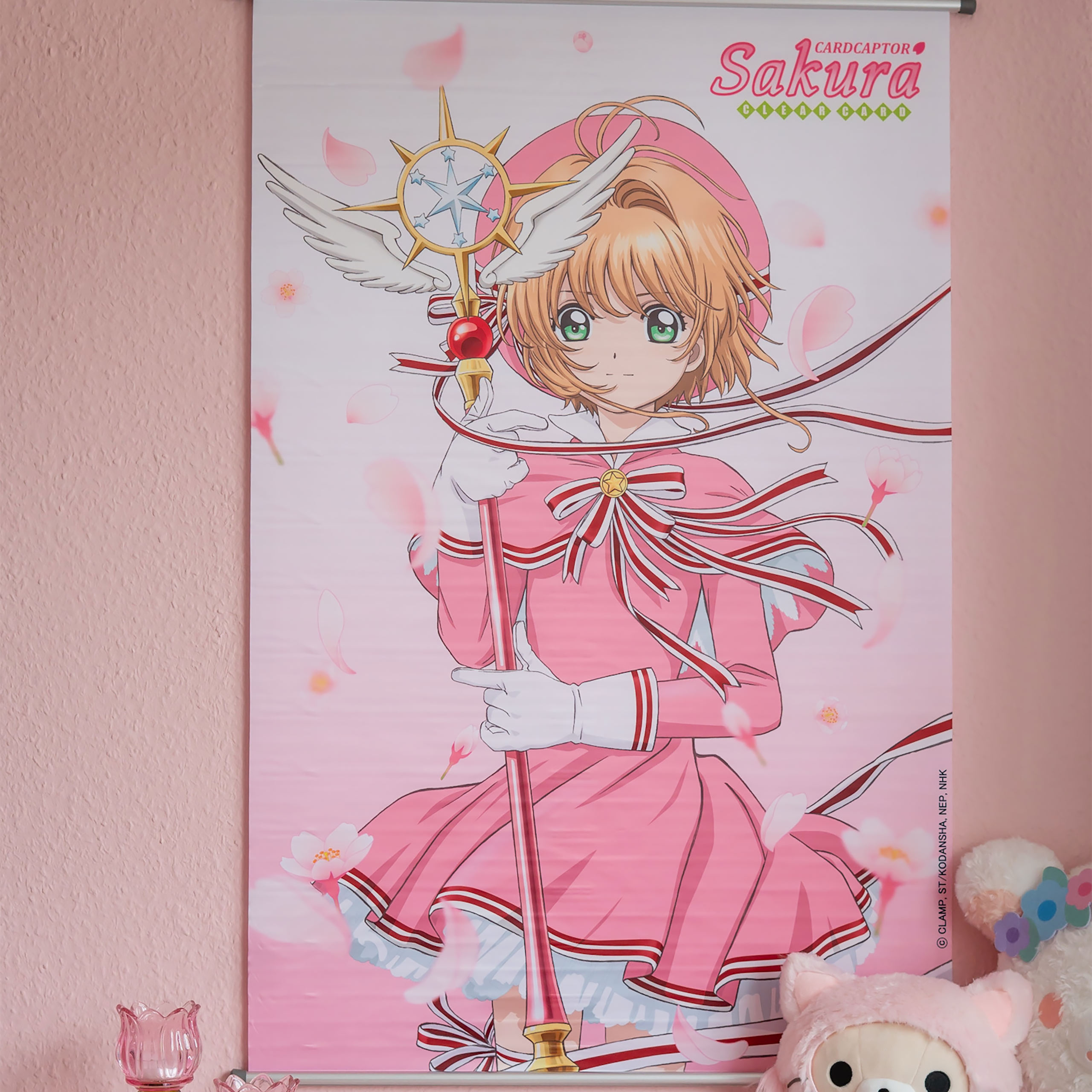 Card Captor Sakura: Clear Card - Póster de tela Sakura Flores de cerezo