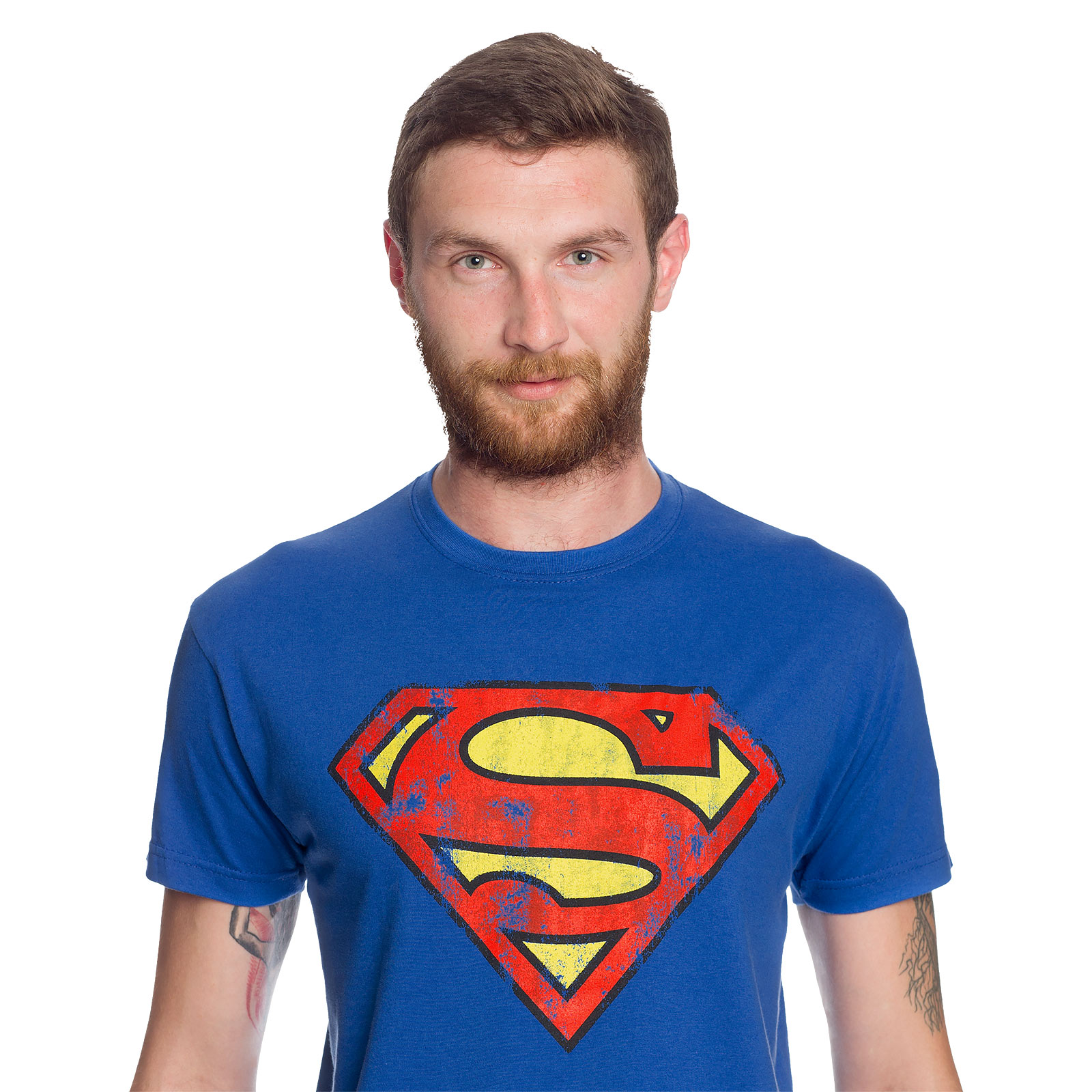 Superman - T-shirt à logo rétro