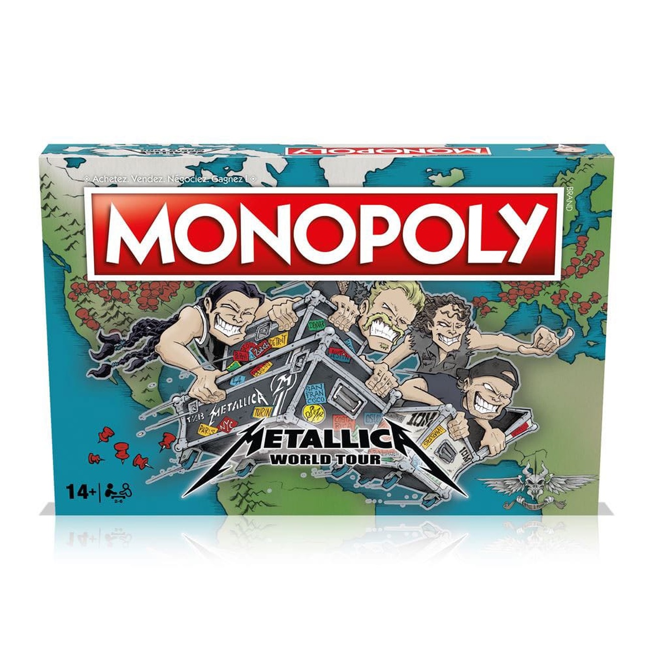 Metallica Monopoly Metallica World Tour *Versione Francese*