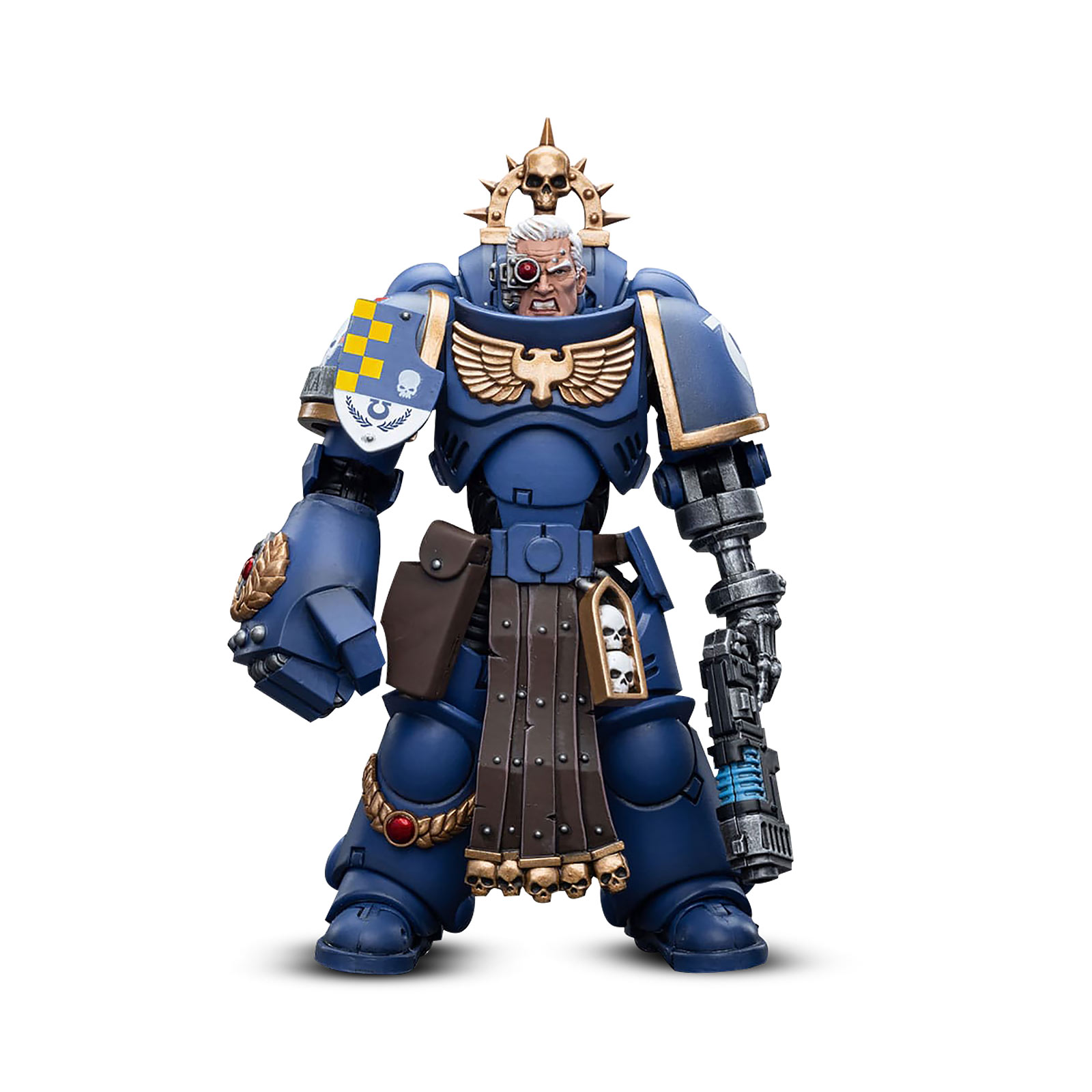 Warhammer 40k - Lieutenant Ultramarines avec Figurine d'Action Poing de Puissance