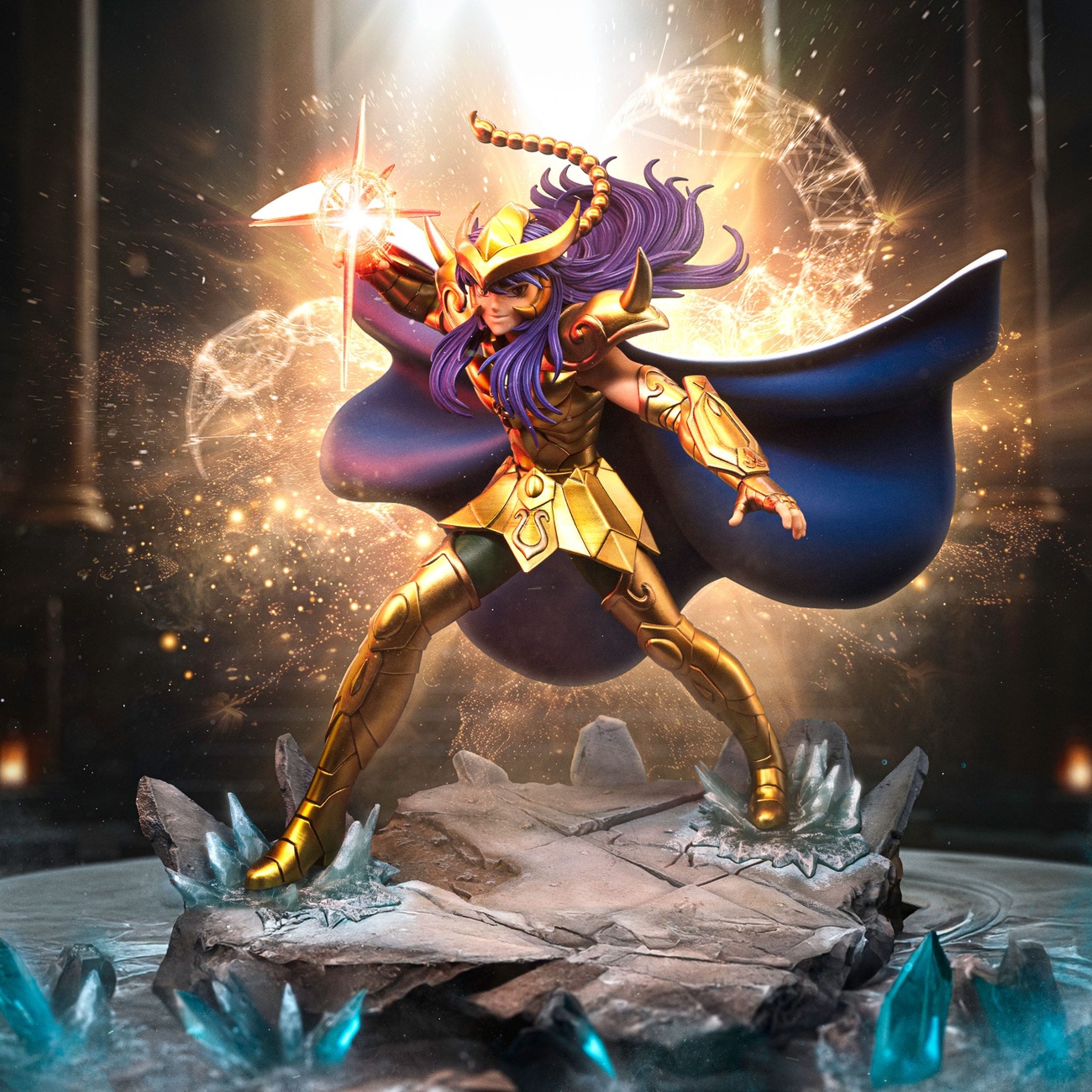 Saint Seiya Statua Art Scale 1/10 Scorpio Milo 24 cm