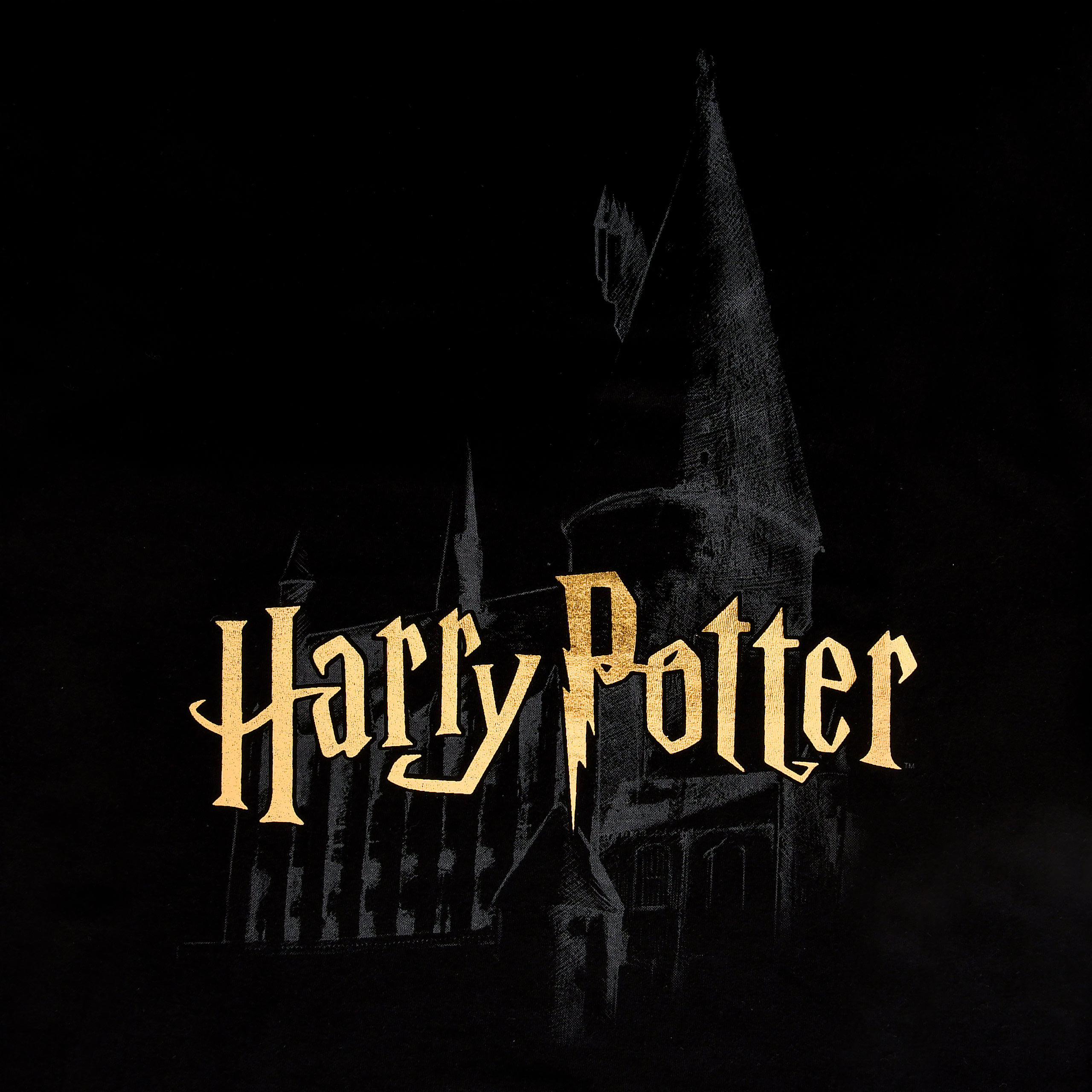 Harry Potter - T-shirt Zwarte Zweinstein Kasteel