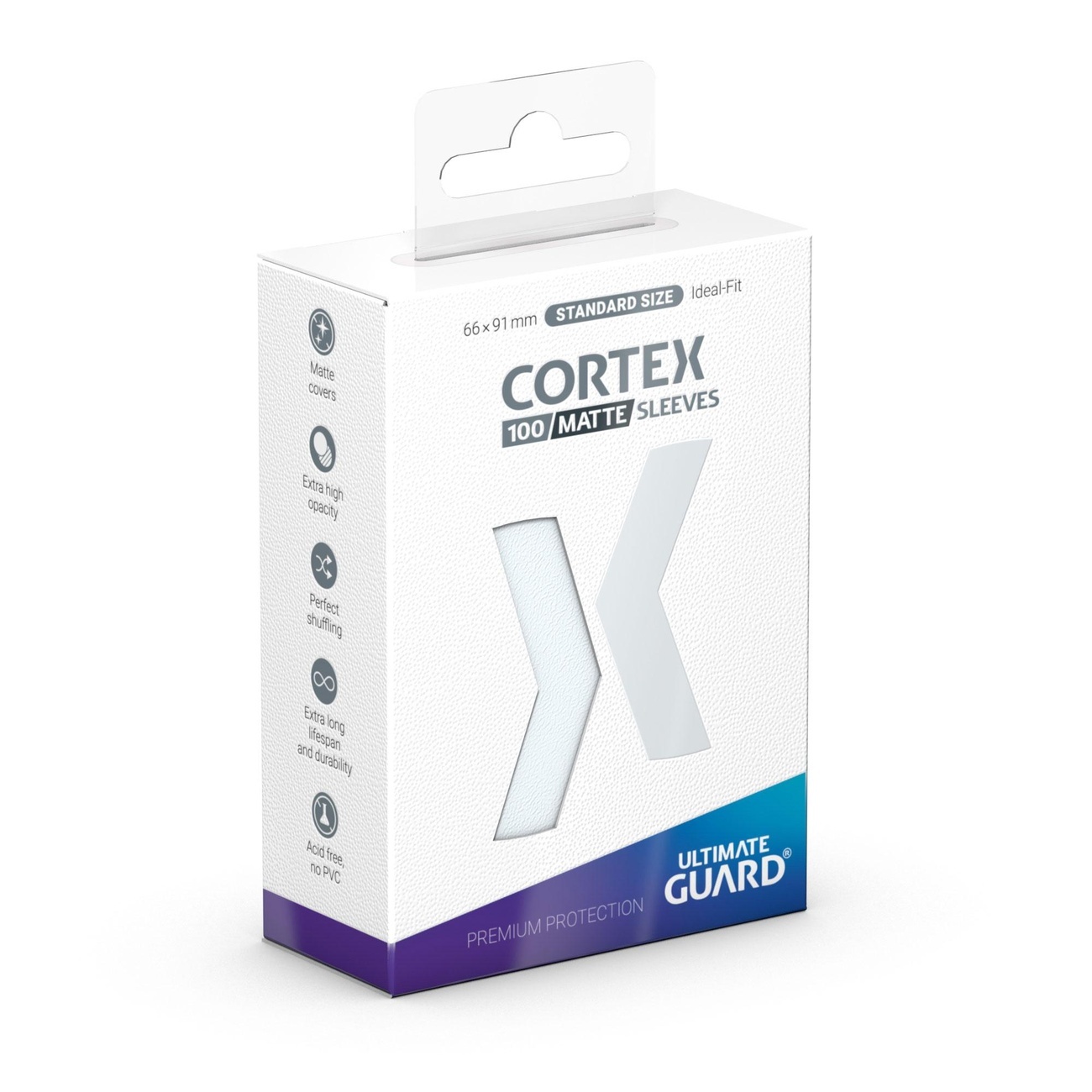 Ultimate Guard Cortex Sleeves Mate Standard Size (100) - Transparente