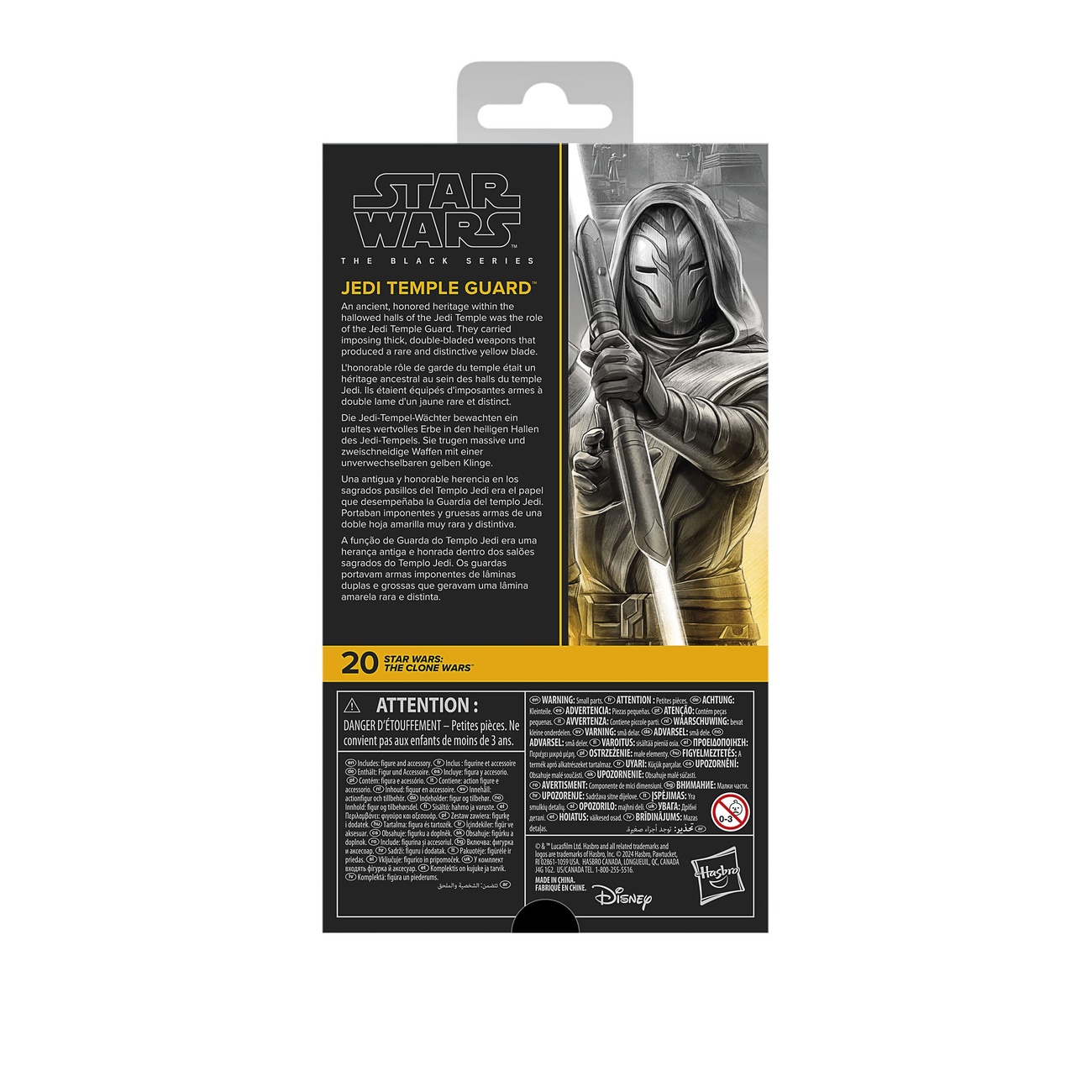 Star Wars: The Clone Wars Black Series actiefiguur Jedi Temple Guard 15 cm