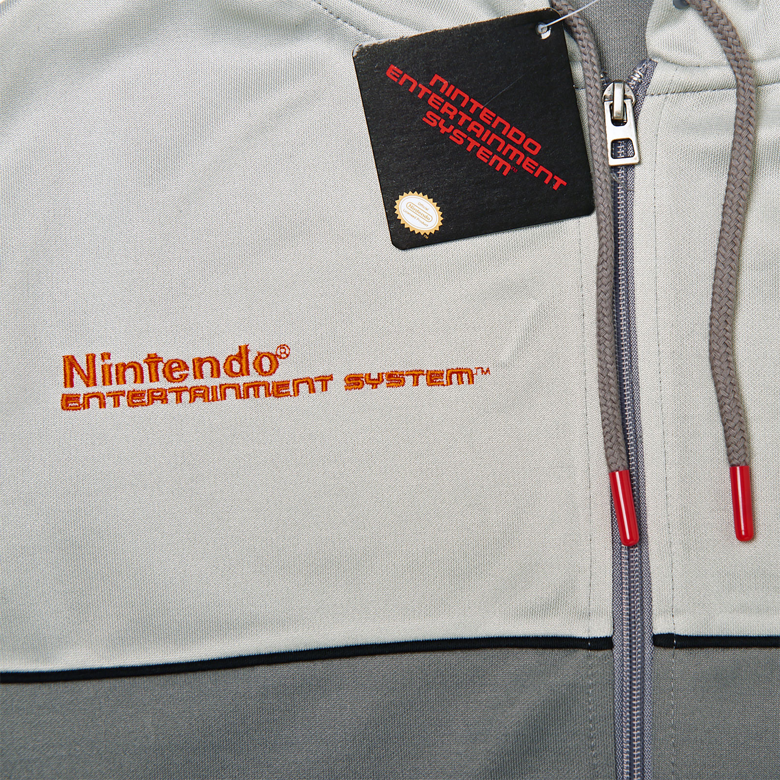 Nintendo - NES Kapuzenjacke grau