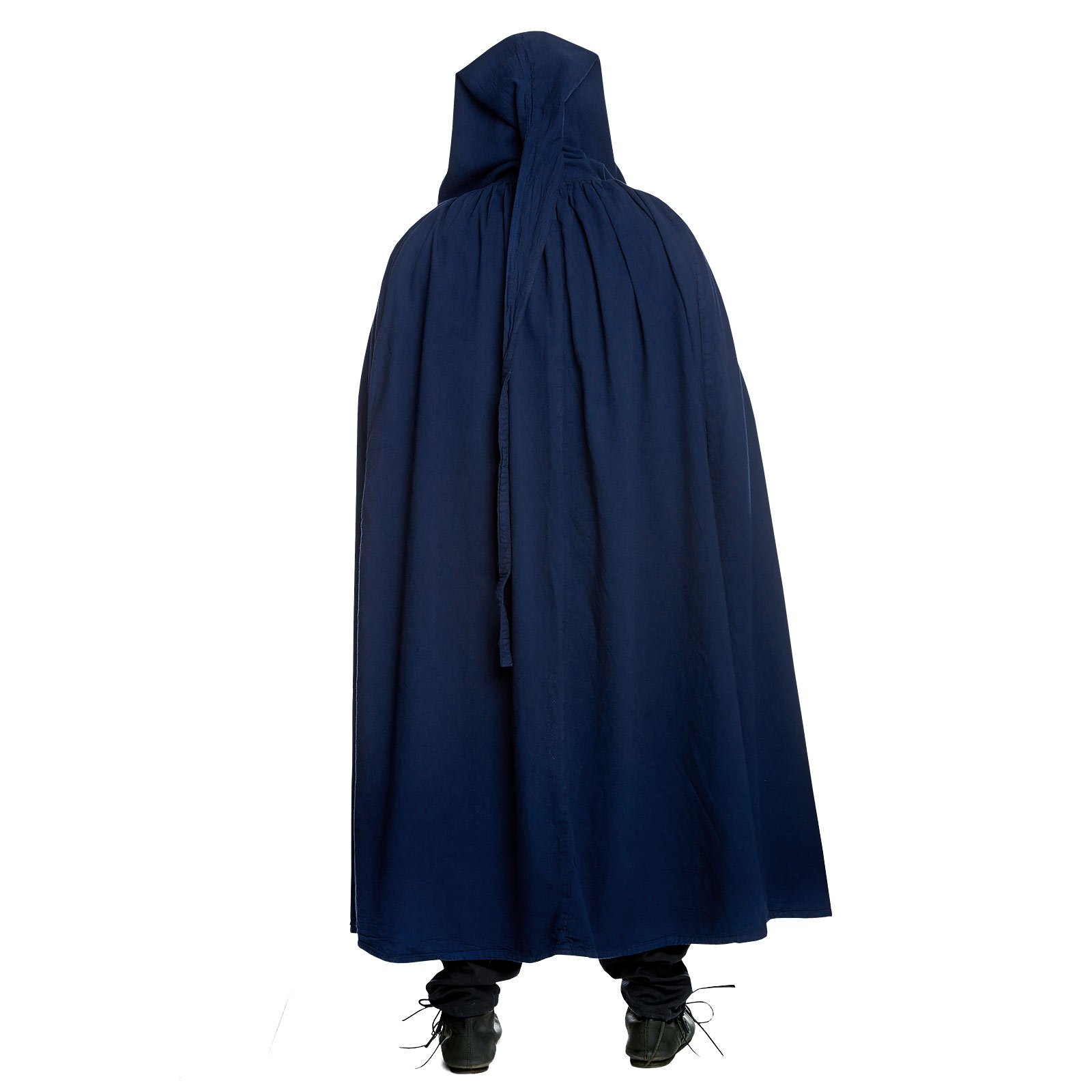 Medieval Cloak with Pointed Hood in Blue