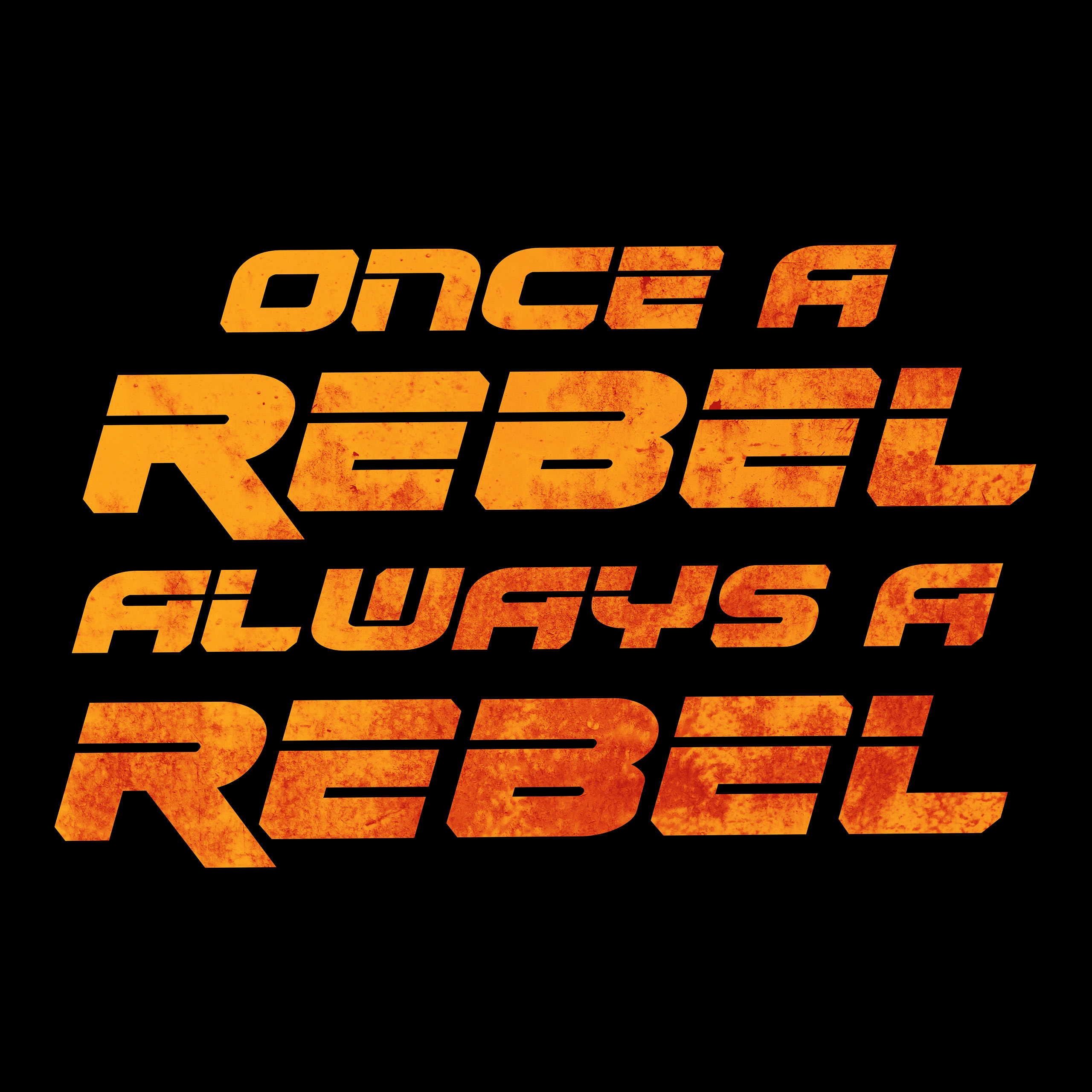 Rebel T-Shirt für Star Wars Fans schwarz