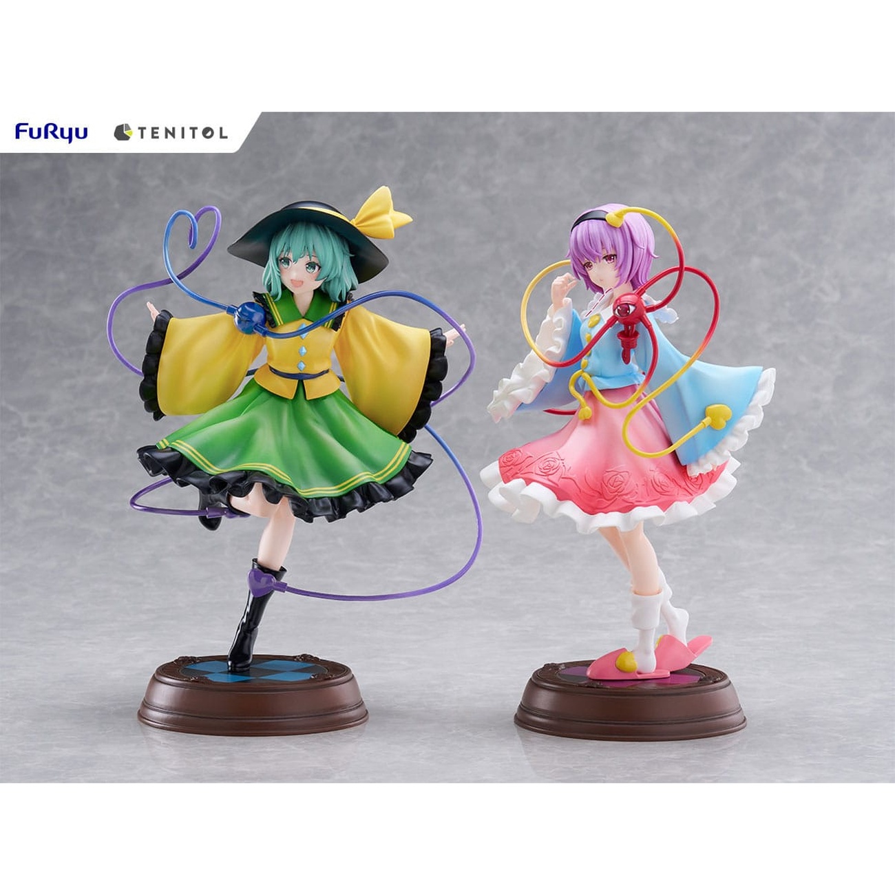 Touhou Project Tenitol PVC-beeld Koishi Komeiji & Satori Komeiji 22 cm