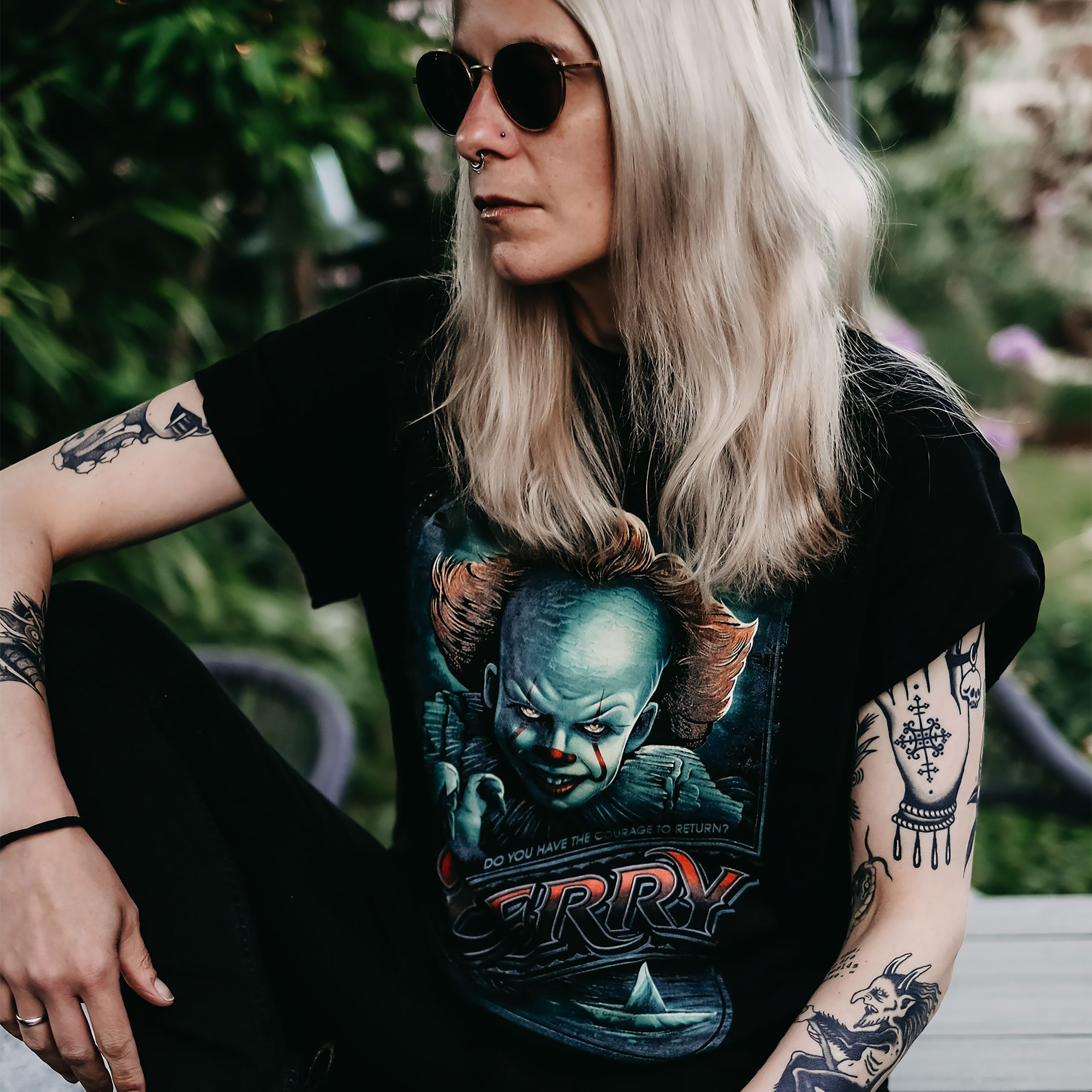 Camiseta Regreso a Derry negra - IT de Stephen King