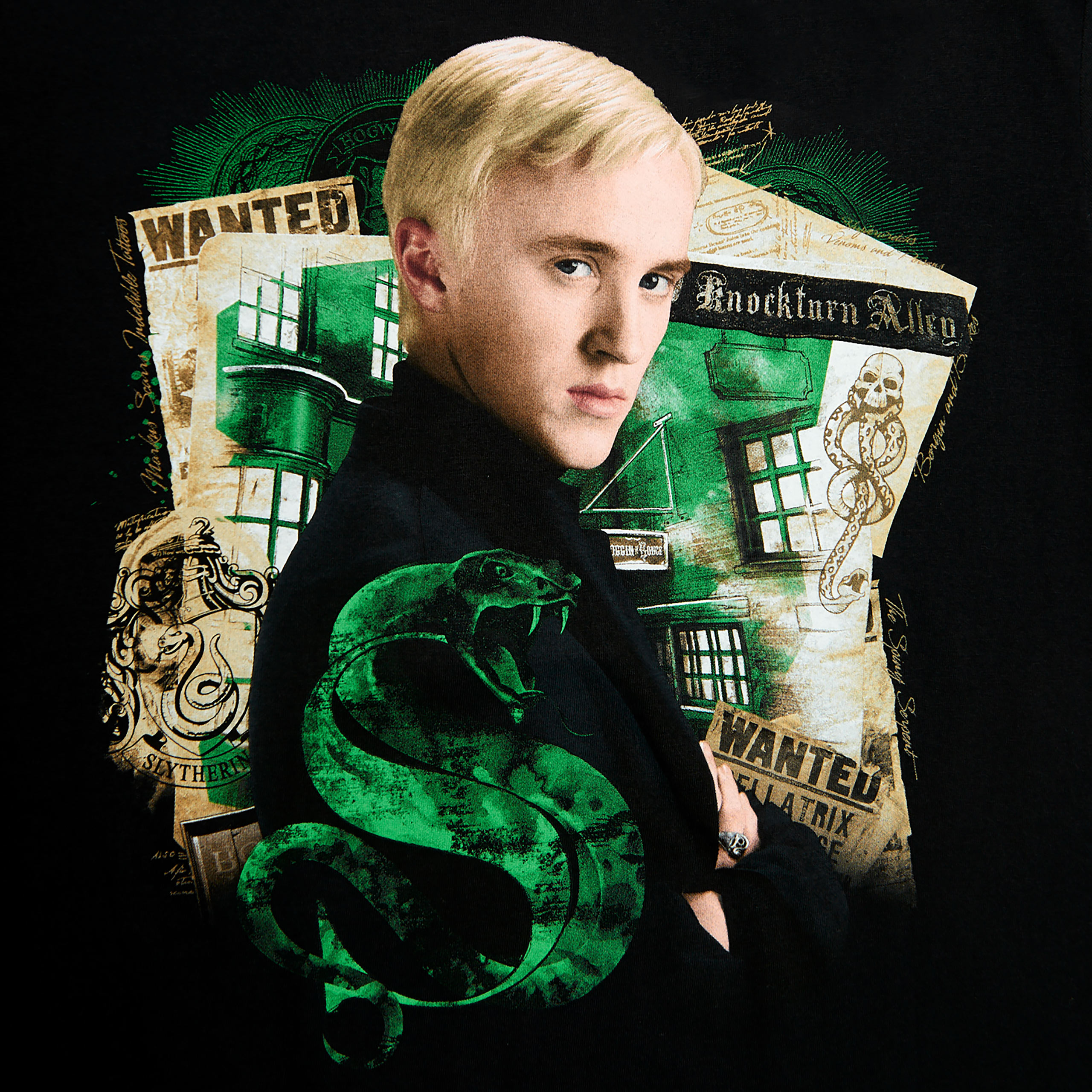 Harry Potter - T-Shirt Draco Malfoy noir