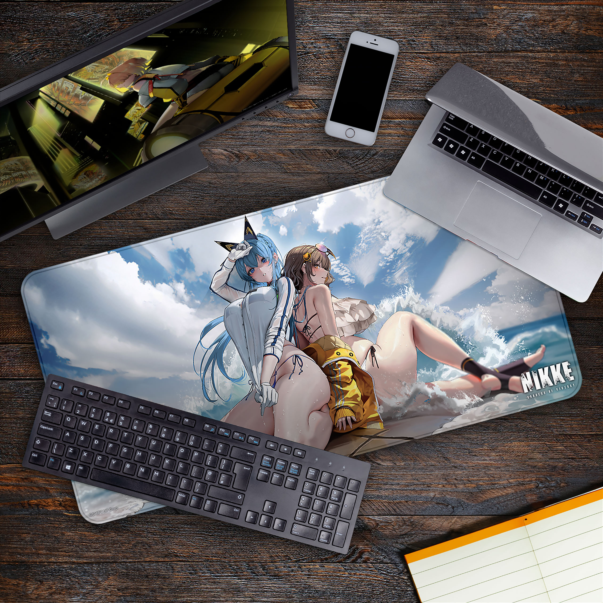 Goddess of Victory: Nikke - Helmet & Anis Mousepad