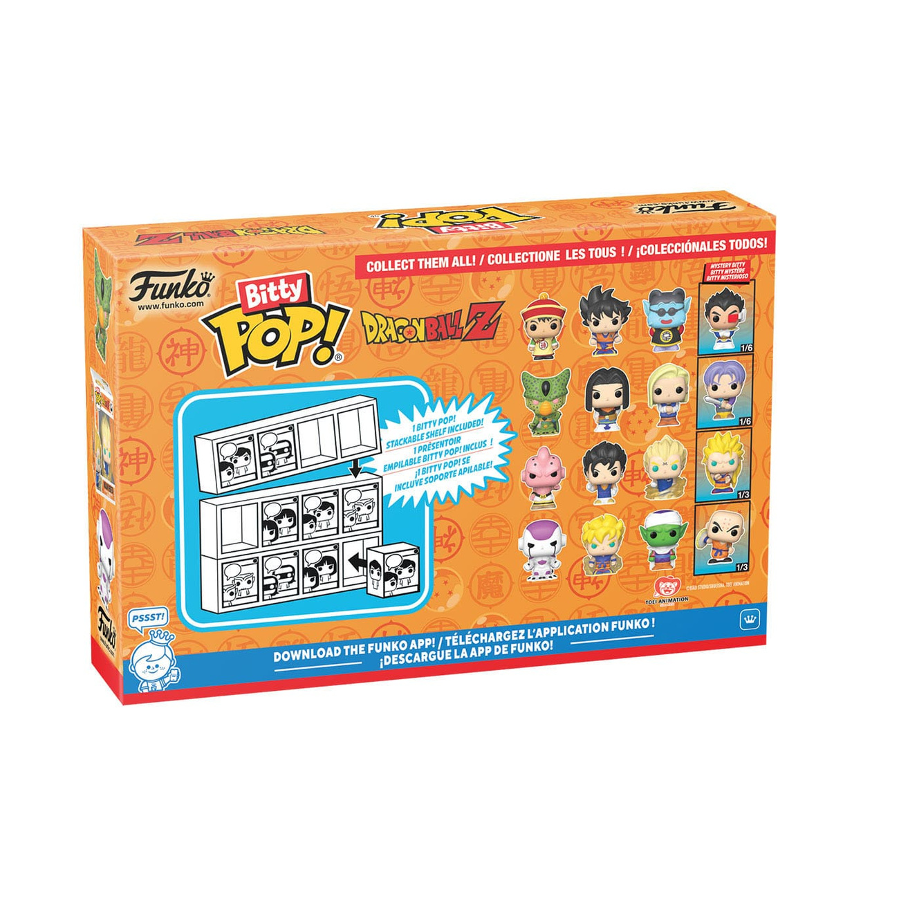 Dragon Ball Bitty POP! Vinyl Figuren 4er-Pack Series 1 2,5