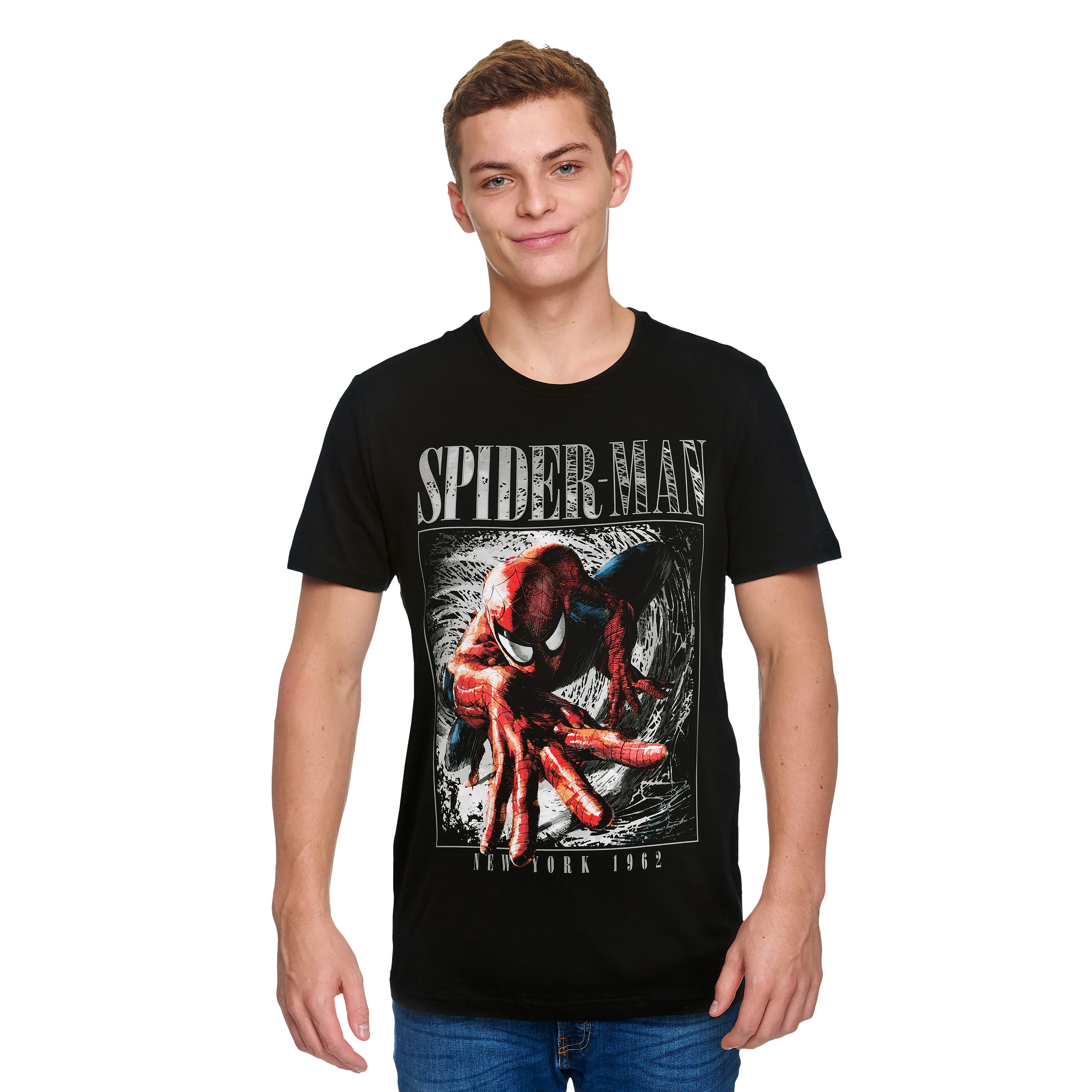 Spider-Man - New York 1962 Zwart T-Shirt