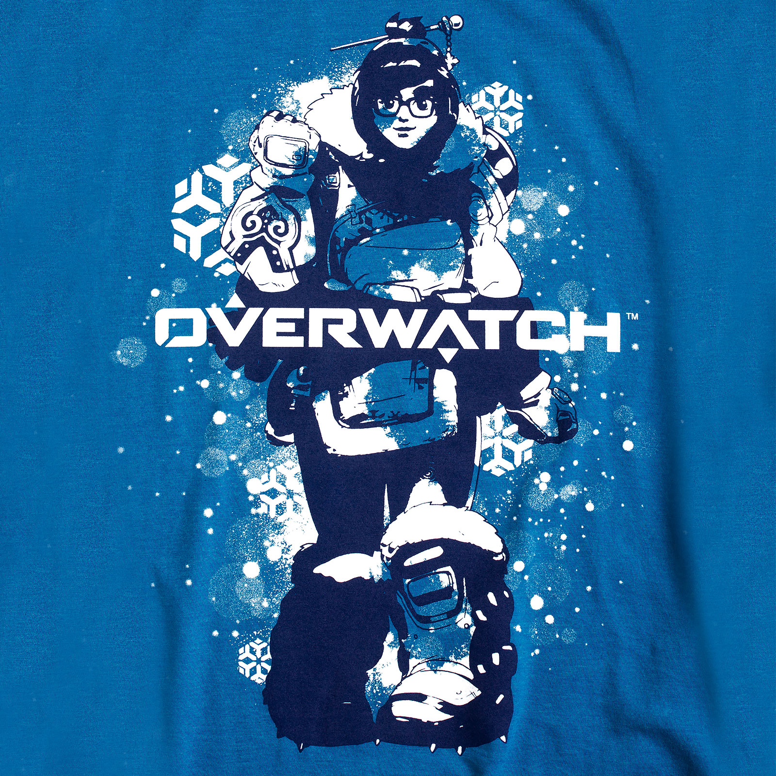 Overwatch - T-shirt Mei bleu