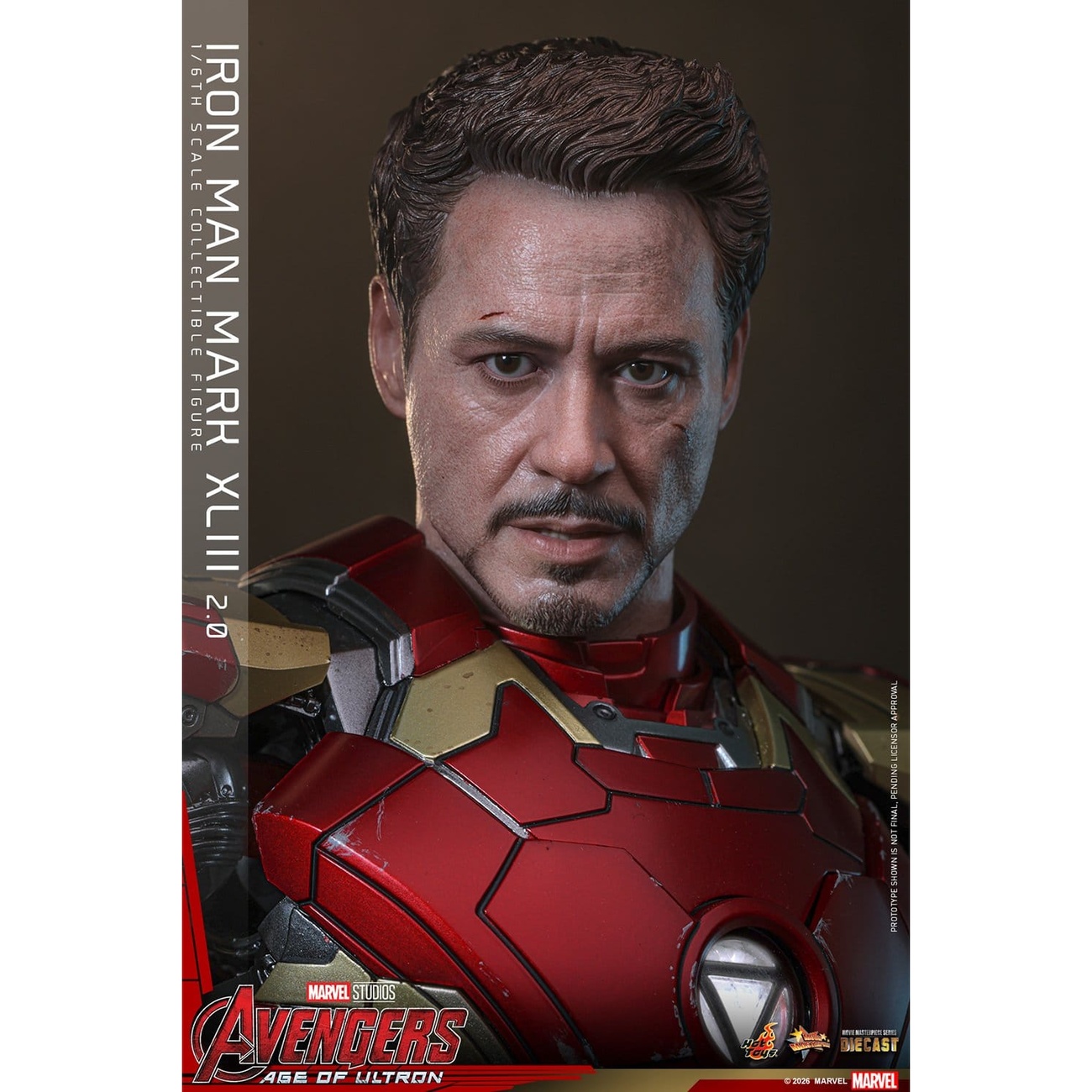 Vengadores: La Era de Ultrón - Iron Man Mark XLIII Masterpiece Diecast figura de acción 1:6