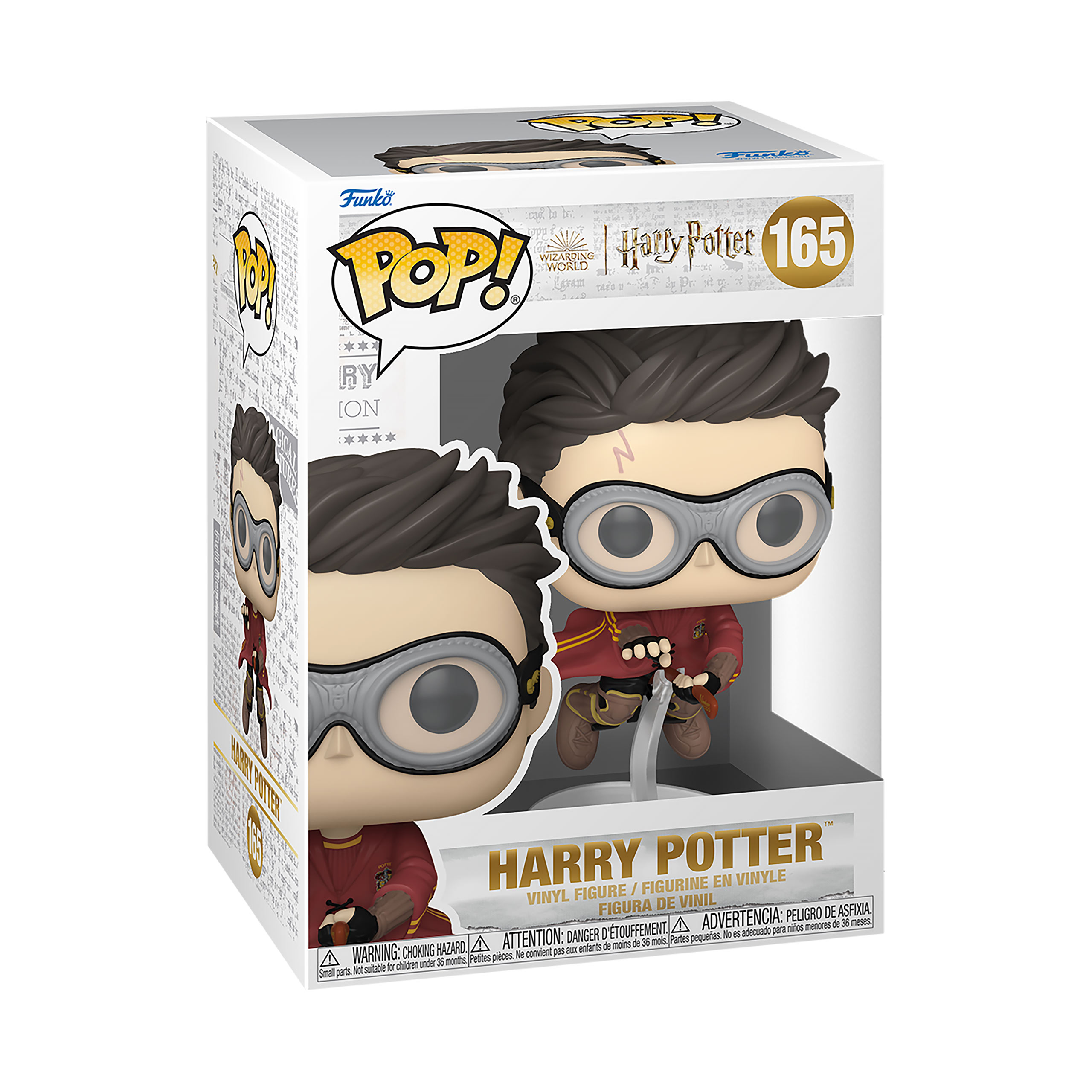 Harry Potter met bezem (Zwerkbal) Funko Pop! figuur