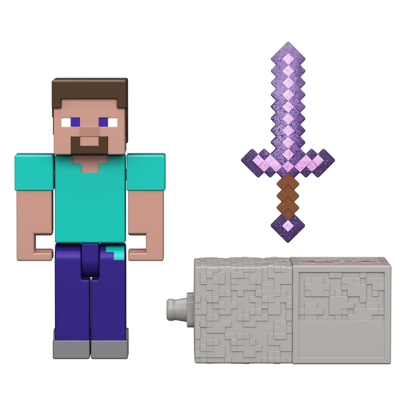 Minecraft action figure Steve 8 cm
