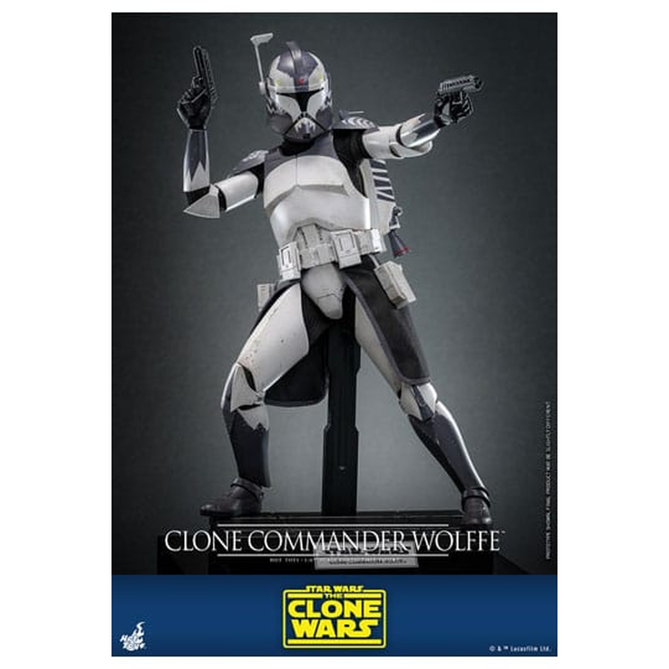 Star Wars: The Clone Wars - Clone Commander Wolffe Actionfigur 1:6