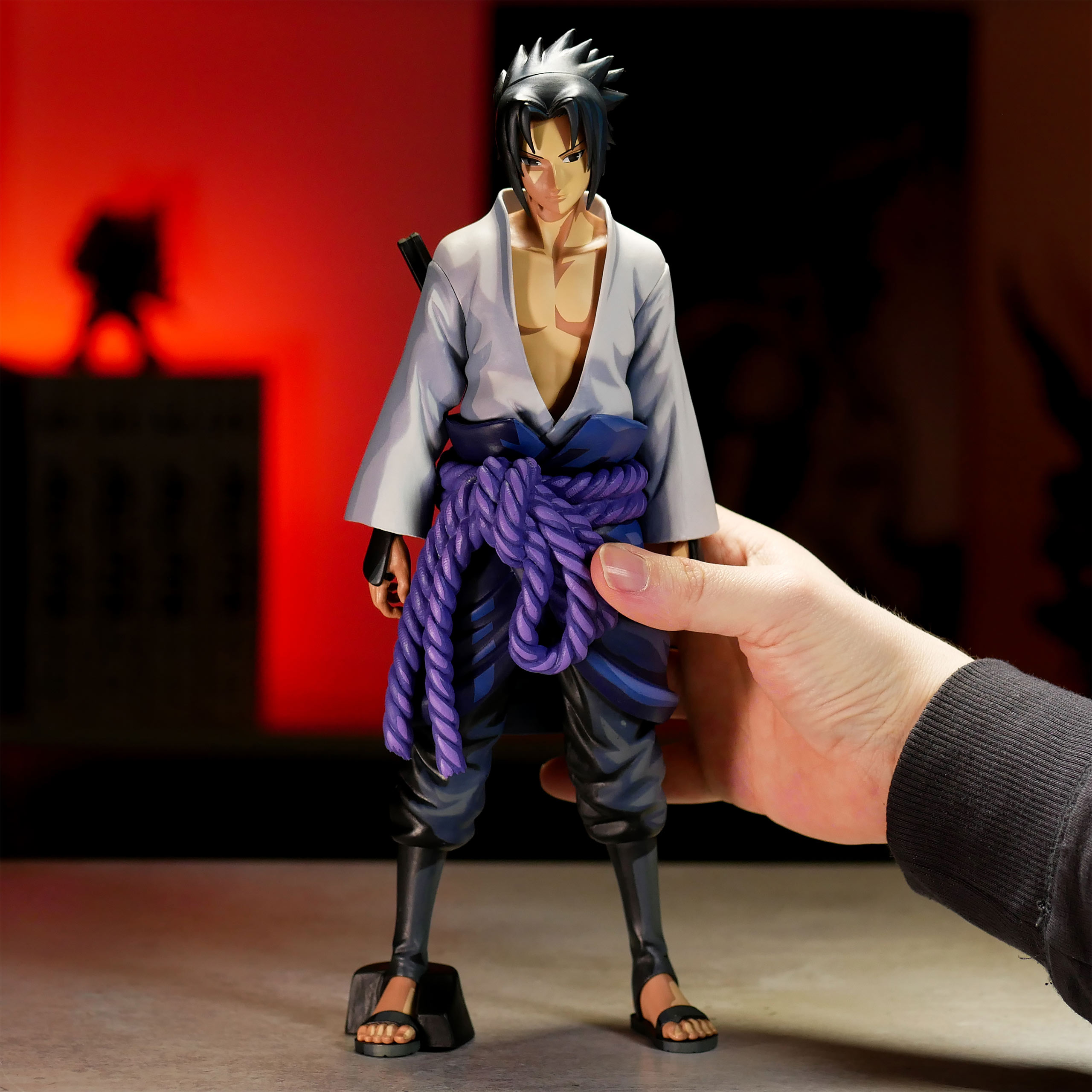 Naruto Shippuden - Sasuke Uchiha Shinobi Relations Figure 28.8 cm
