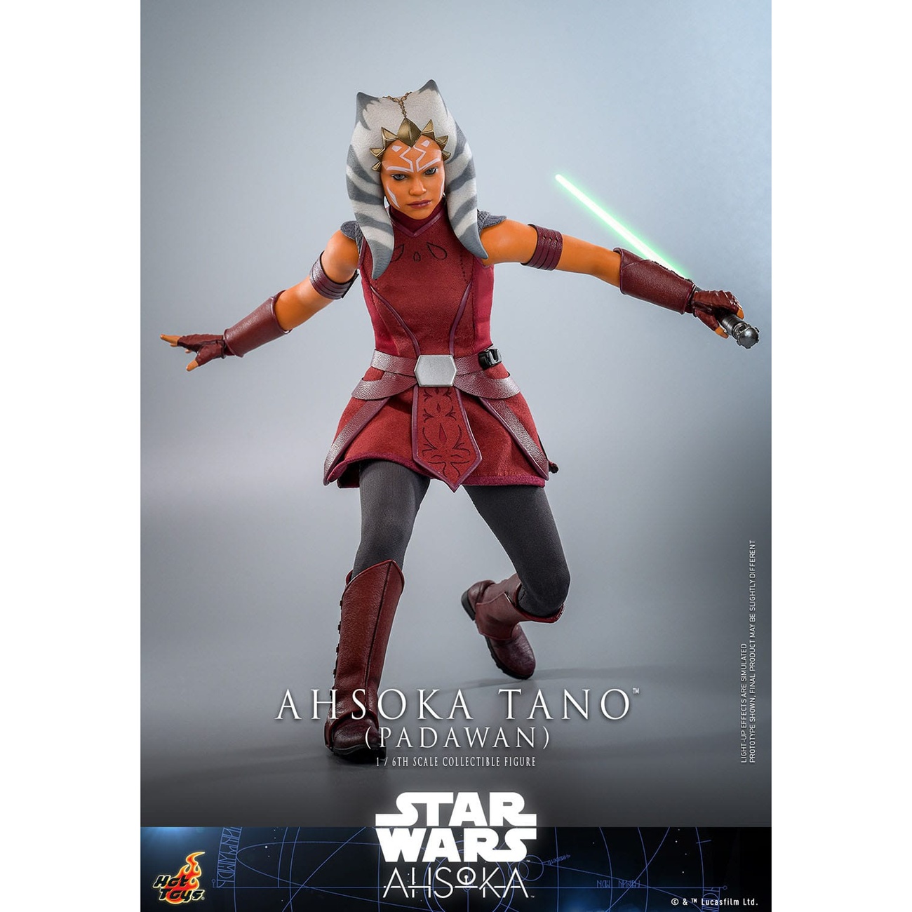 Star Wars: Ahsoka Figura de acción 1/6 Ahsoka Tano (Padawan) 27 cm